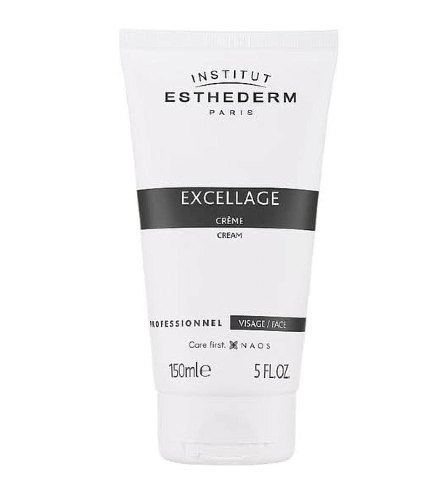 INSTITUT ESTHEDERM PARIS Institut Esthederm - MAXI Excellage Face Cream - Nourishes Redensifies Illumina - Face Neck and Neckline - Tube 150 ml