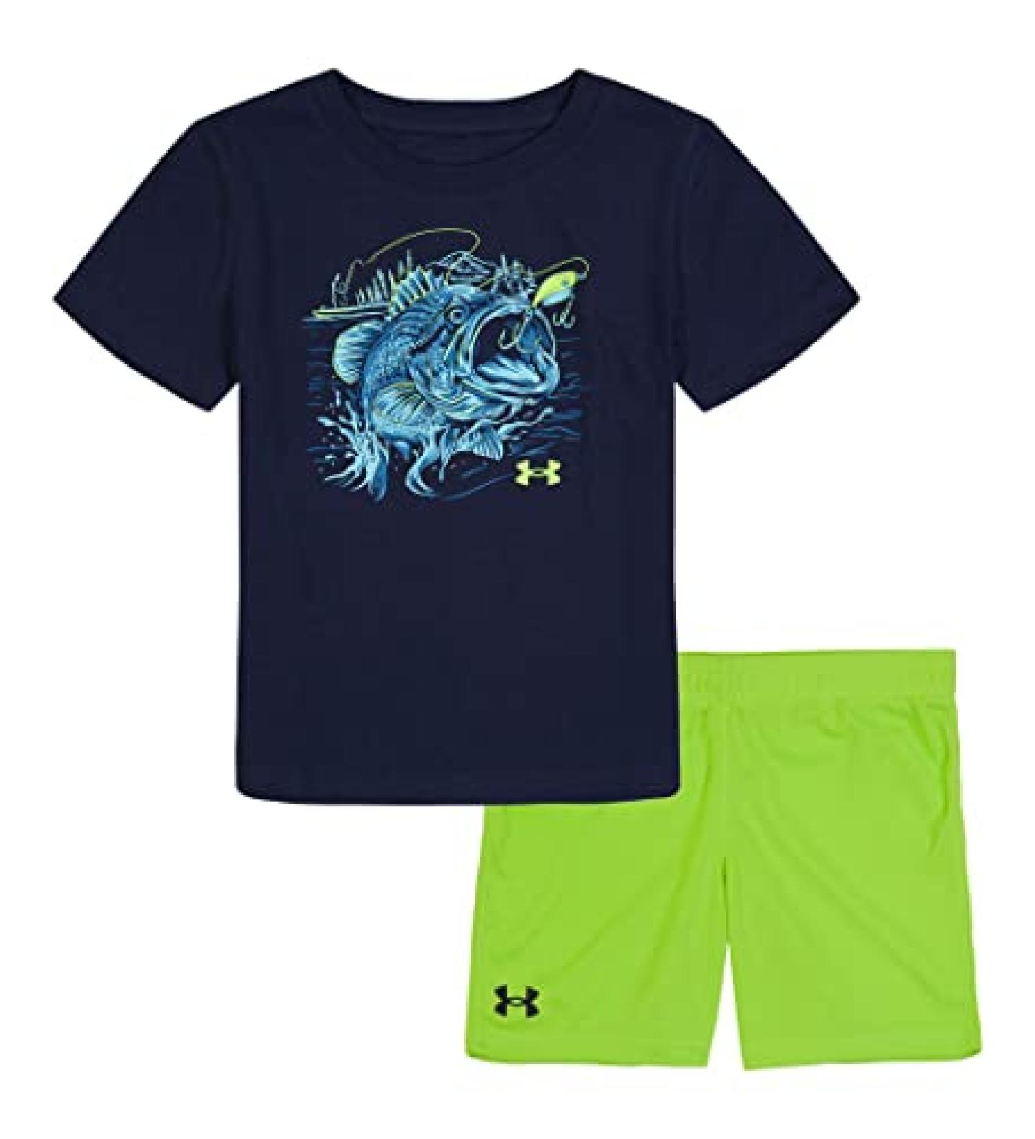 UA BASS boys CATCH SET, MIDNIGHT NAVY SP22, 24M