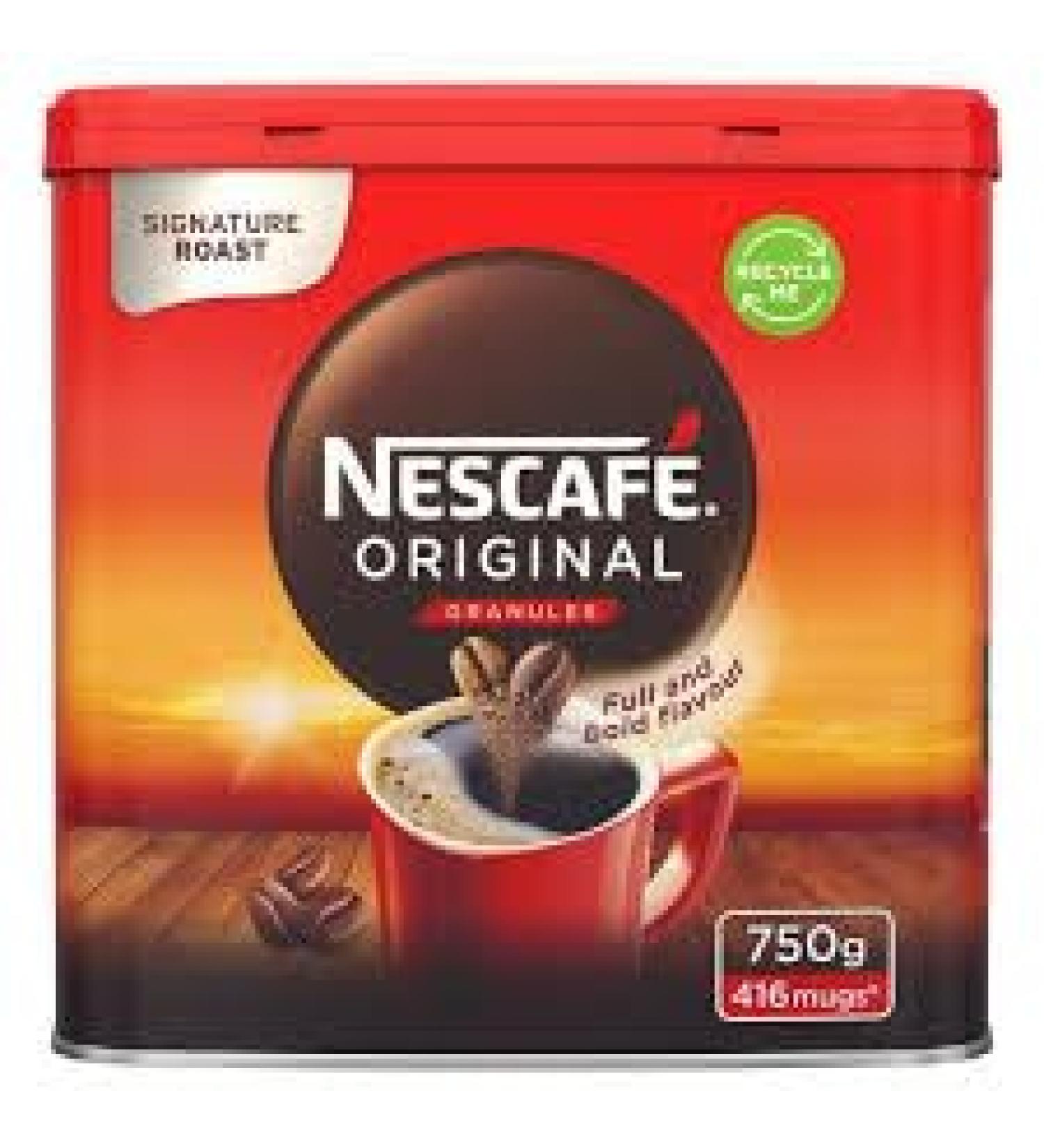 Original Coffee Granules Rich and Bold Instant Coffee 750g (416 Mugs Per Tin*) (1 Tin x 750g Original) Original 750 g (Pack of 1)