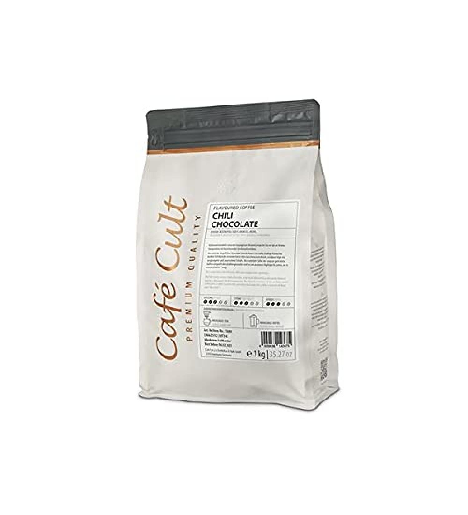 Caf Cult Caf Piment Chocolate Sachet de 1 kg de grains entiers aromatis s - Buy Online on GoSupps.com
