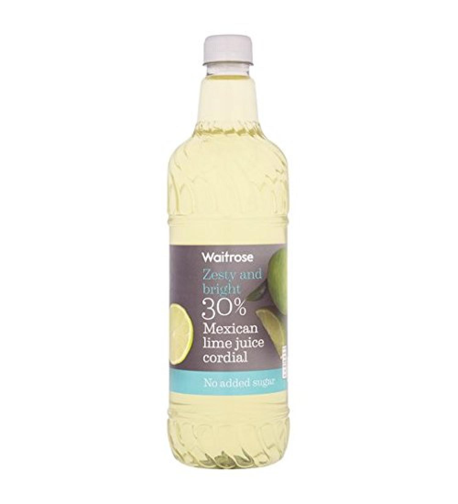 Waitrose Lime Juice Cordial 1L
