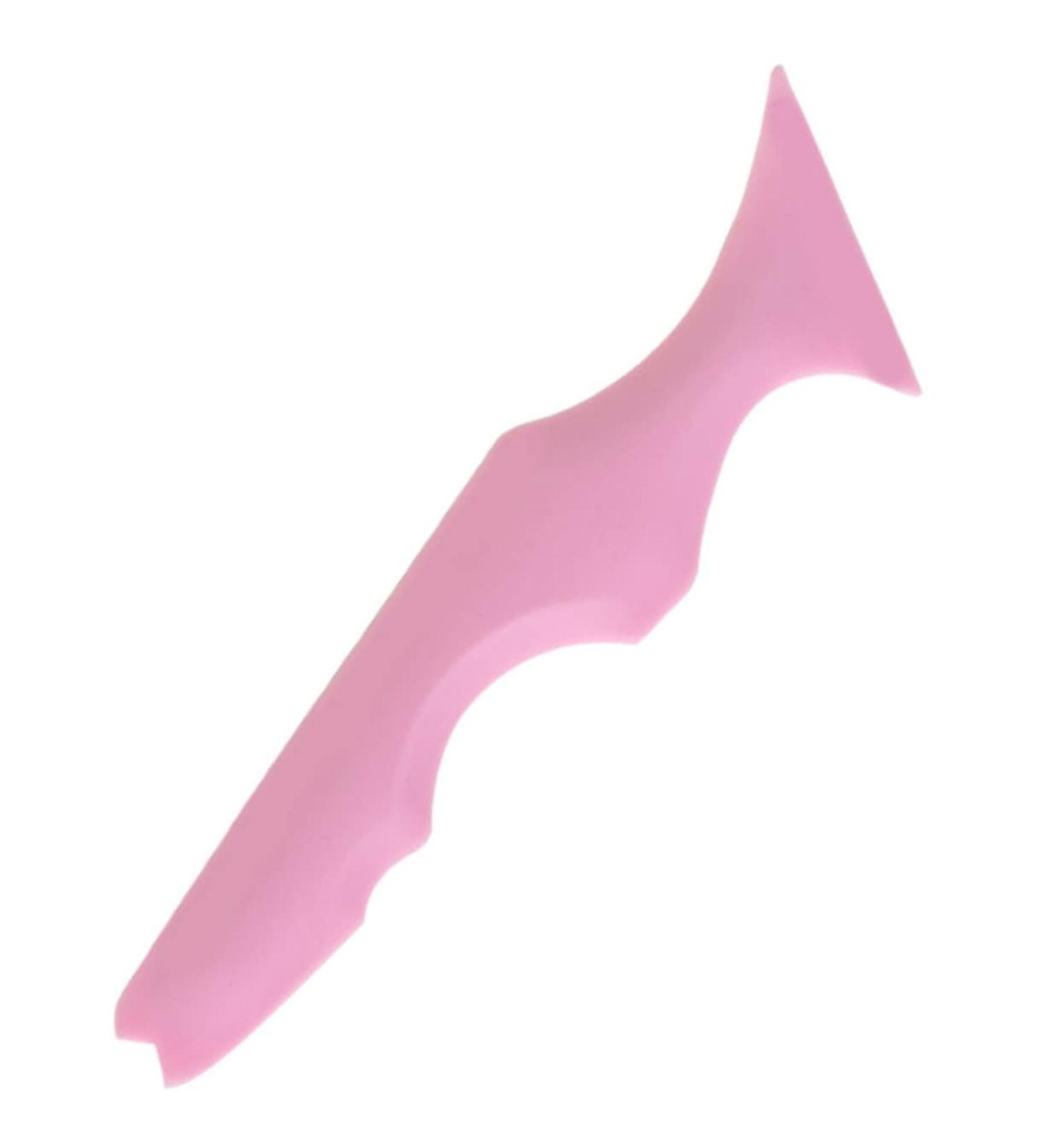 WOONEKY Silicone Beauty Ruler Tape Silicone Mold Mascara Shield Guard Mutitool Travel Make up Pink Stencil 15X4.15CM Pink - Buy Online on GoSupps.com