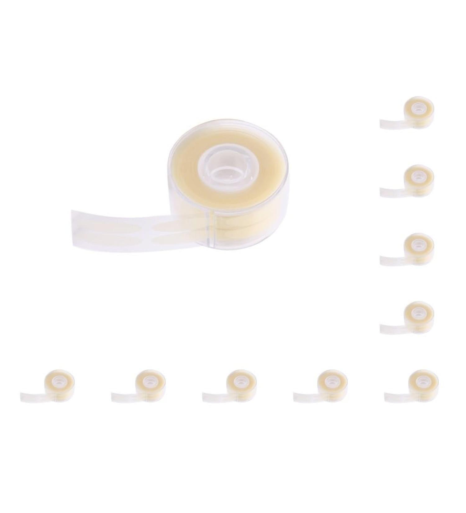 Buy 10 Sets of 600 Invisible Double-Sided Eyelid Tape - Instant Eye Lift Stripes (Multi-Colored) - International Shipping Available - Buy Online on GoSupps.com
