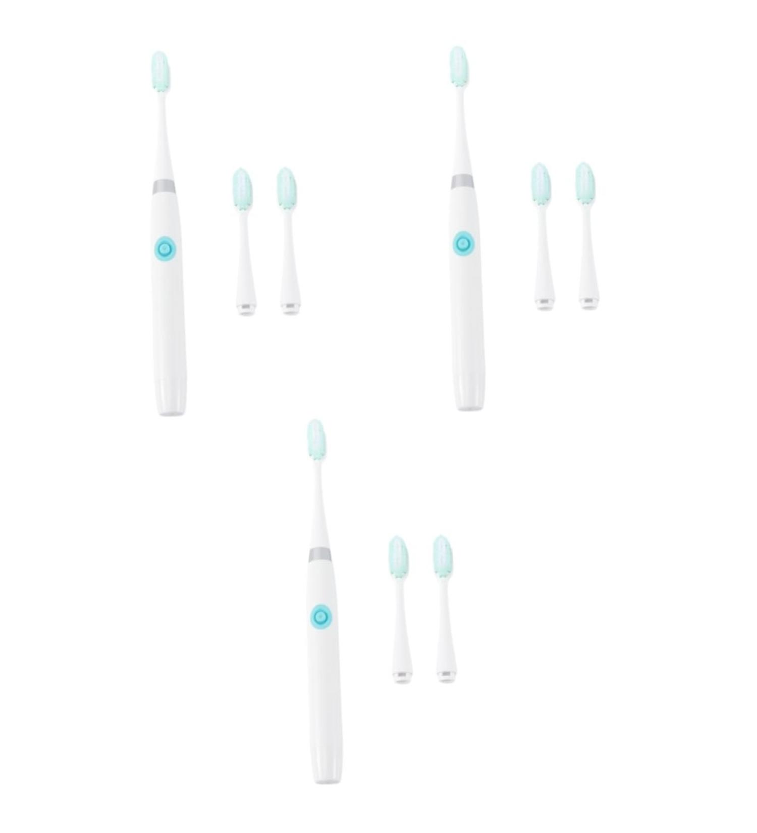 Ultechnovo Portable Waterproof Electric Toothbrush - Travel-Friendly Soft Fur Battery-Operated Sound Toothbrush - Buy Online on GoSupps.com