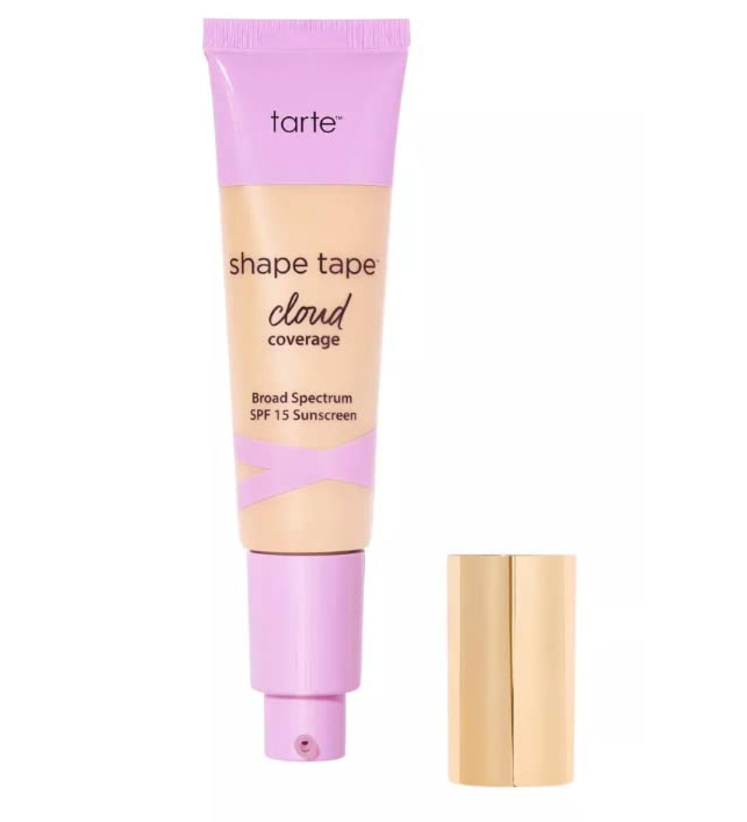 Tarte Shape Tape Cloud CC Cream Broad Spectrum SPF 15 Sunscreen 30ml (16B Fair-Light Beige) 1 Fl Oz (Pack of 1) 16B Fair-Light Beige