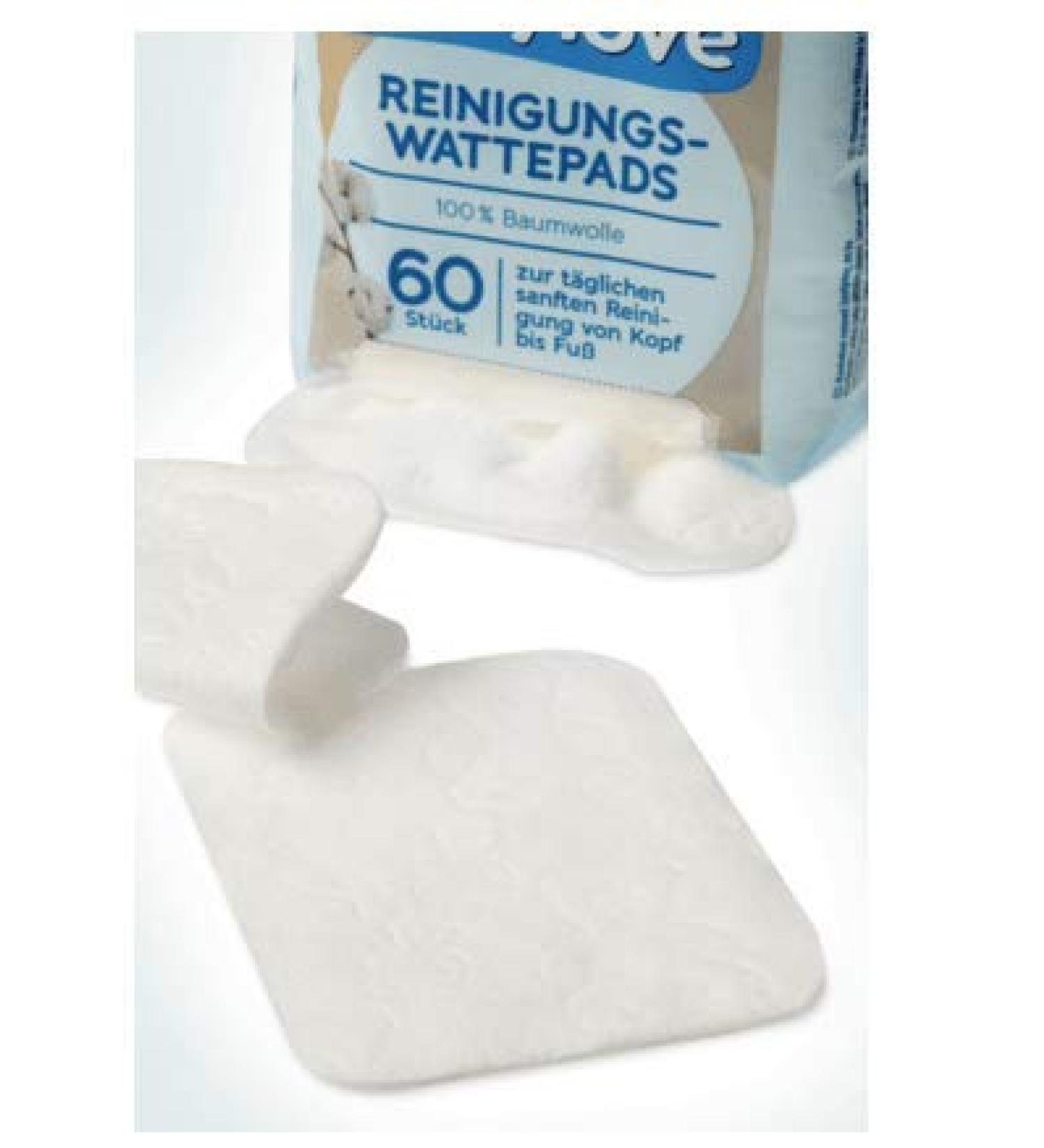 Baby Cleaning Cotton Pads - 8 x 60 pcs 480 pcs - 100% cotton