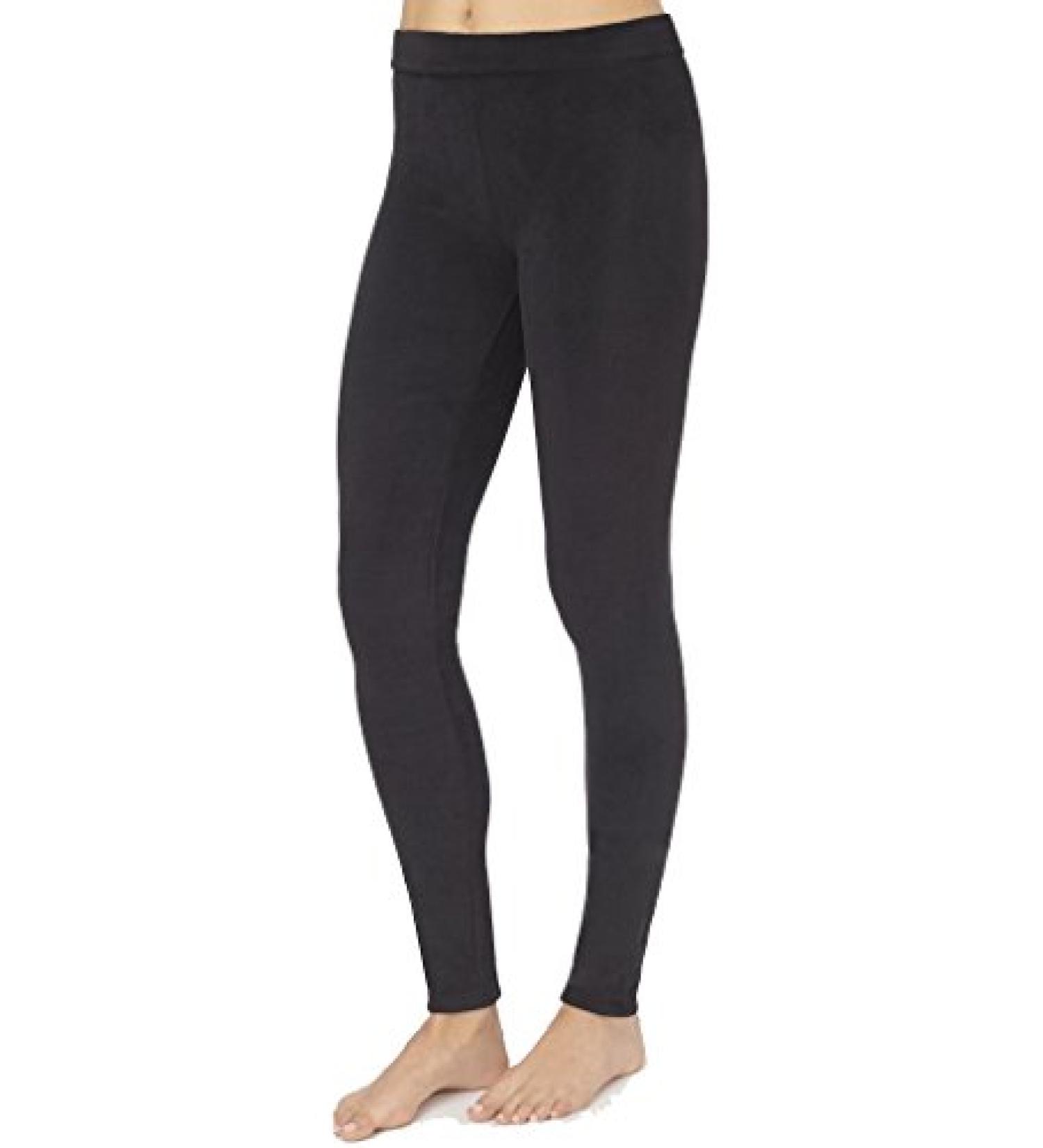 Cuddl Duds Women's Fleece Legging - Medium, Black | Cozy Winter Essential - Buy Online on GoSupps.com