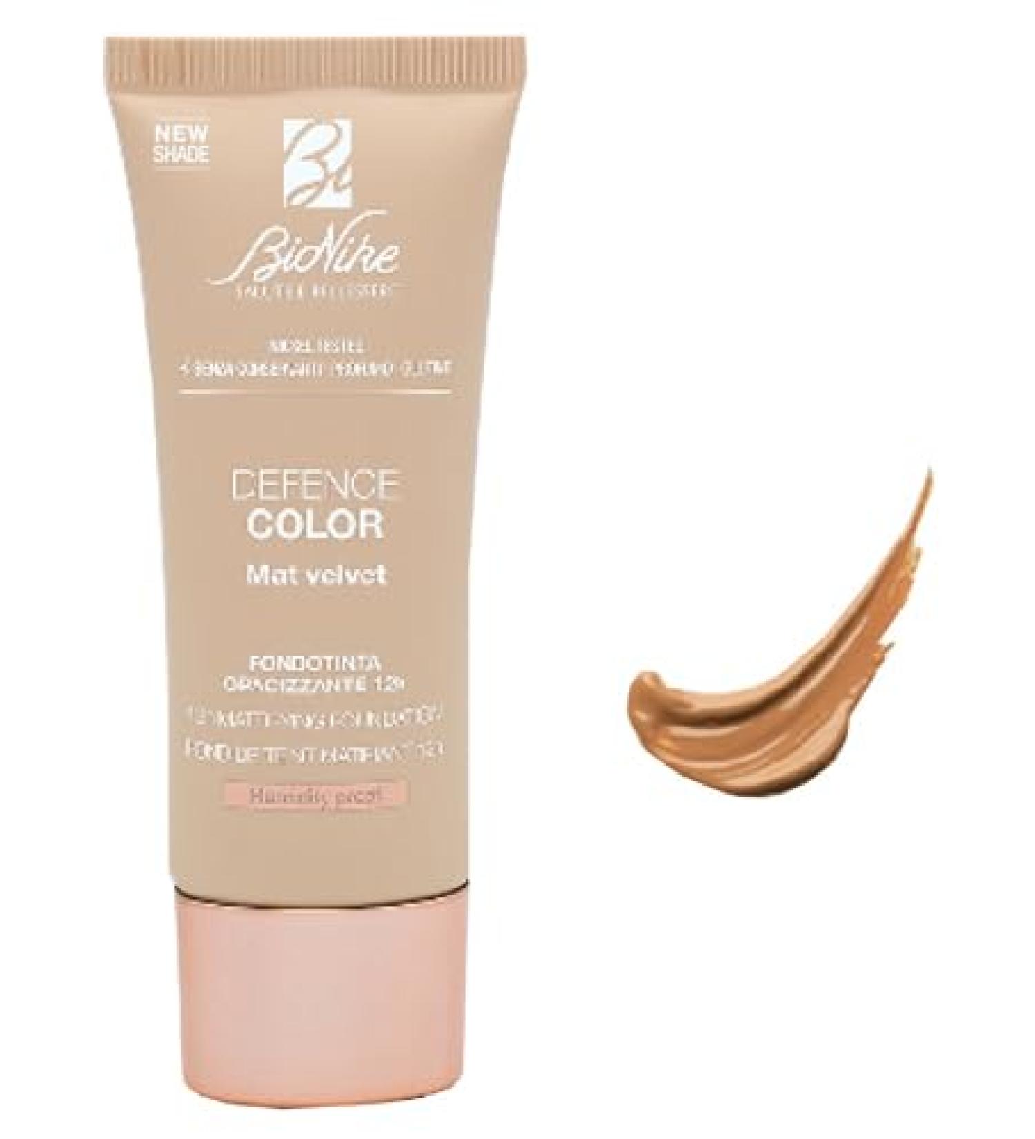 Bionike Defence Color Mat Velvet Opaque Foundation 12H 406 Cinnamon 30ml