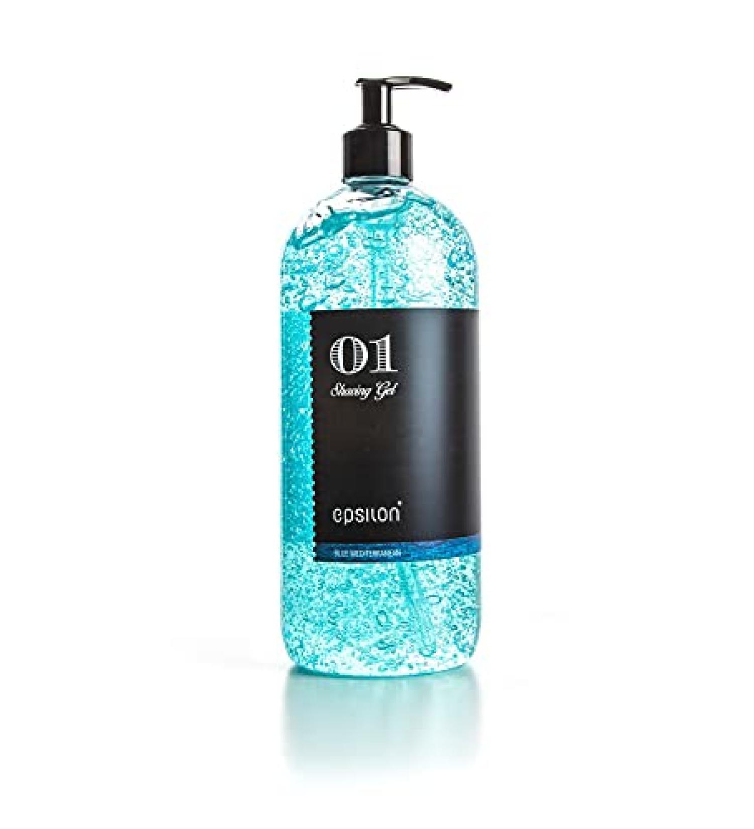 Shaving Gel Transparent Blue Mediterranean Epsilon 1L