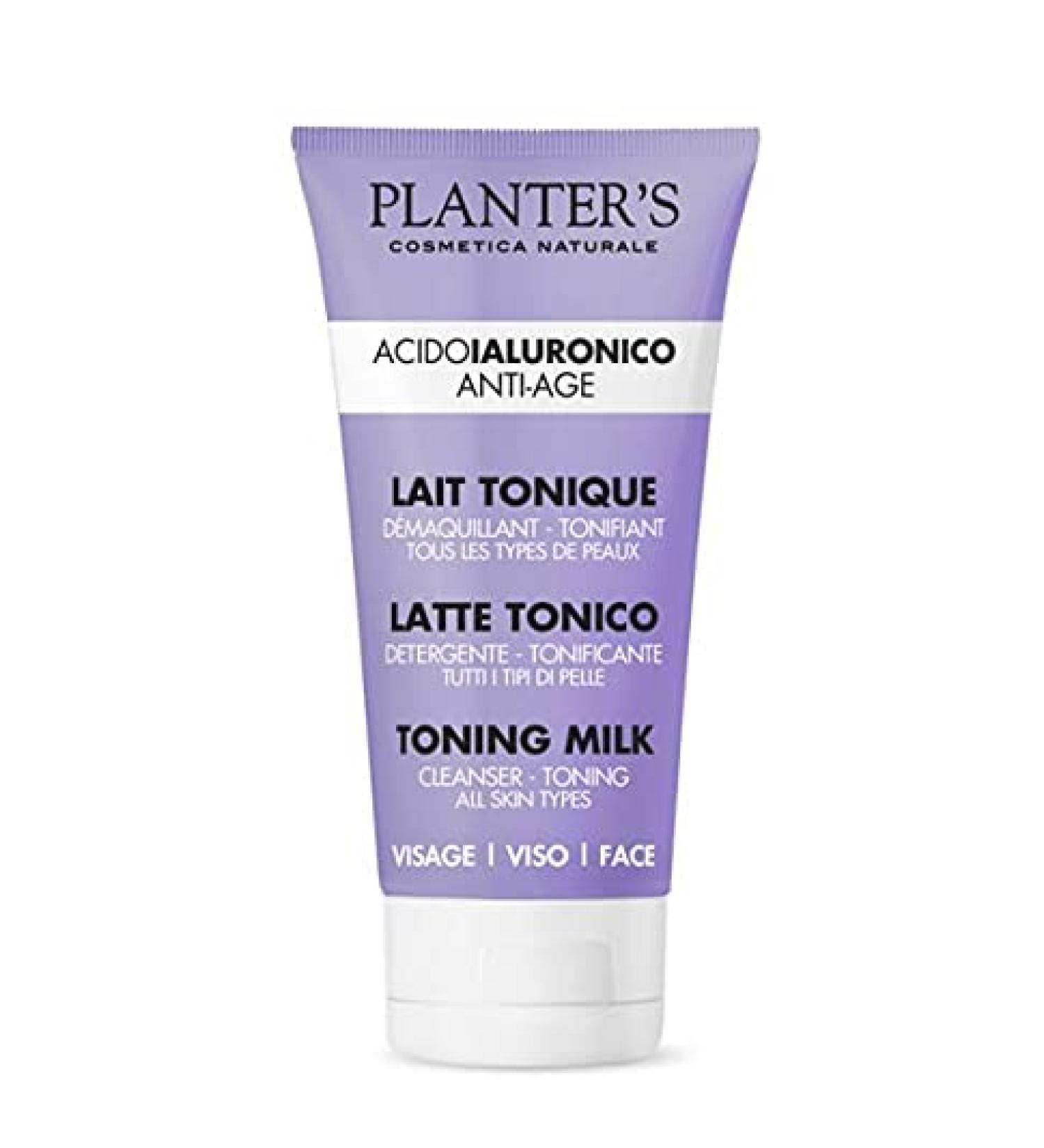 Planter's Hyaluronic Acid Anti-Ageing Toning Milk 60ml - Firming and Hydrating Formula - Buy Online on GoSupps.com