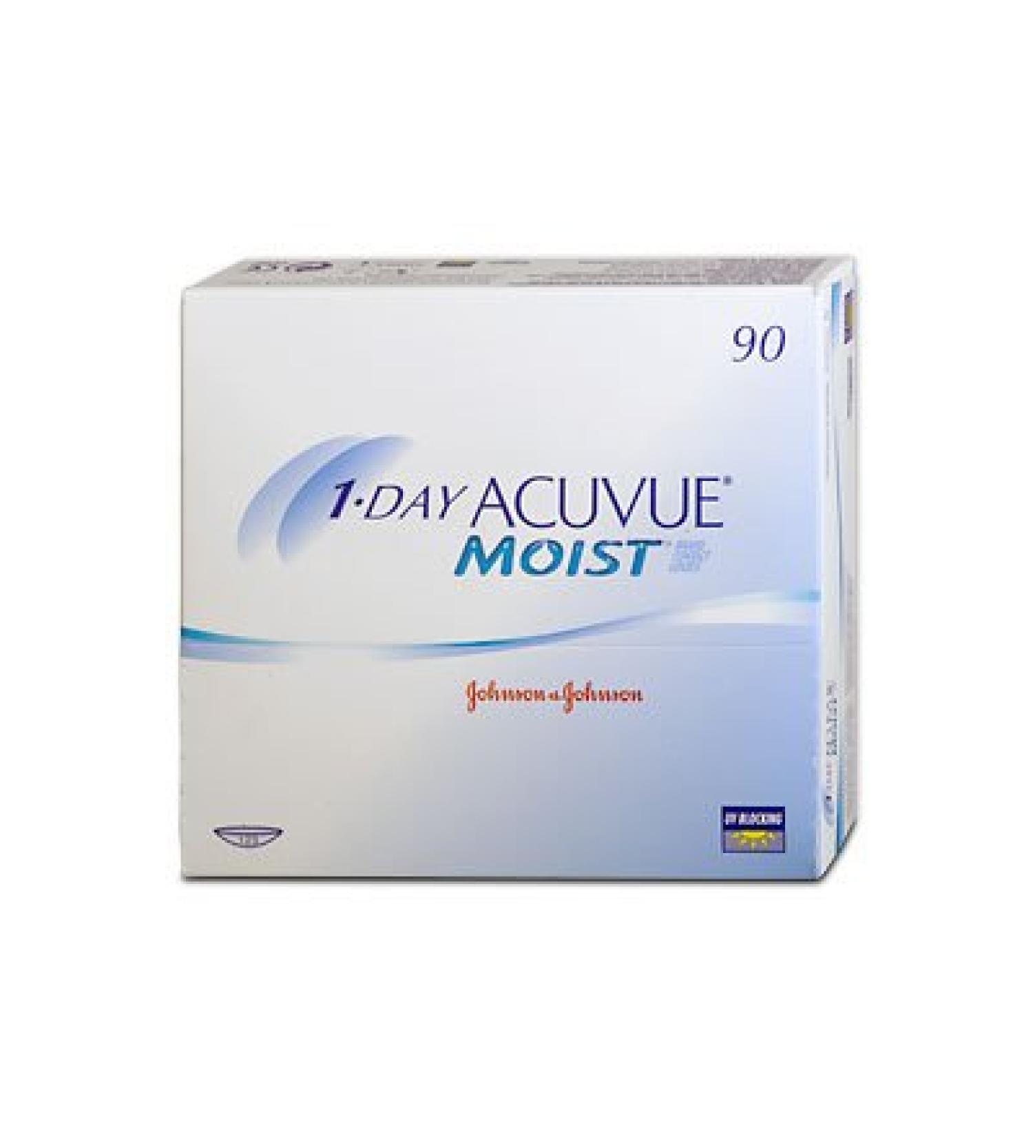 1-Day Acuvue Moist 1x90 BC 9.0 diopters: -7.00