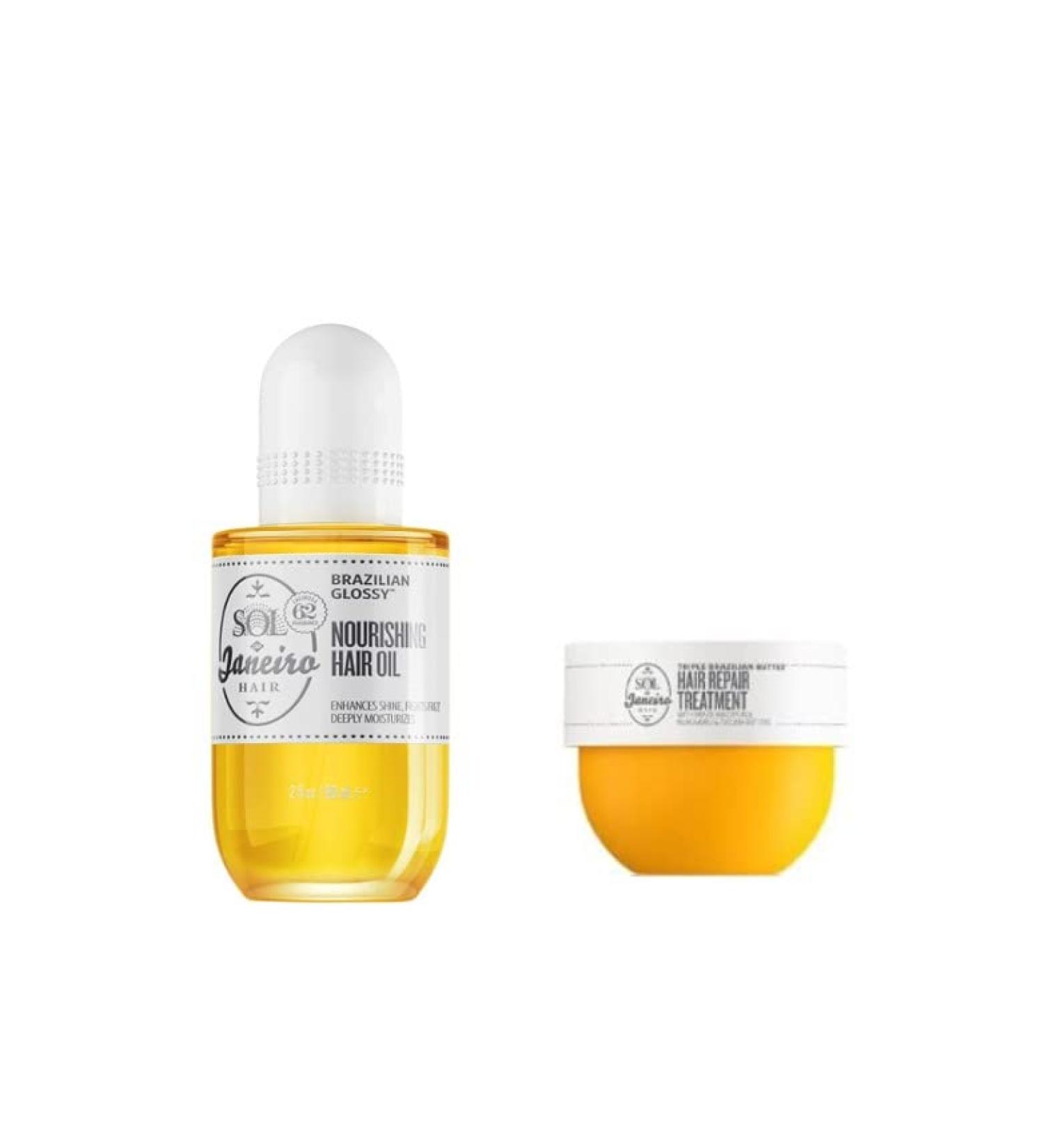 SOL DE JANEIRO Hair Oil & Mini Hair Mask Bundle - Nourish and Revitalize Your Hair - Buy Online on GoSupps.com