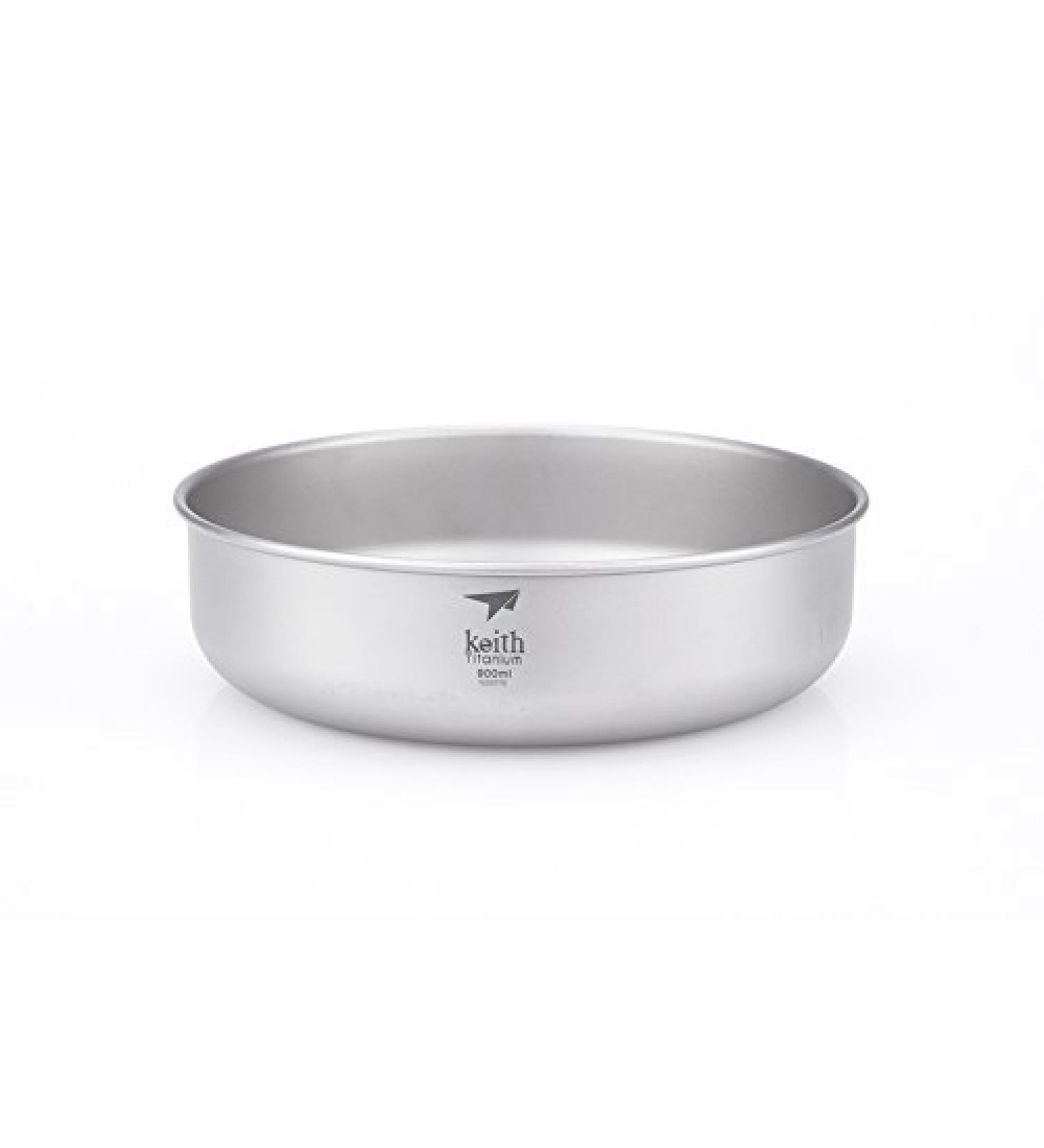 Keith Titanium Ti5338 Ultralight Bowl - 30.4 fl oz | Single-Wall, Durable, and Lightweight - Buy Online on GoSupps.com