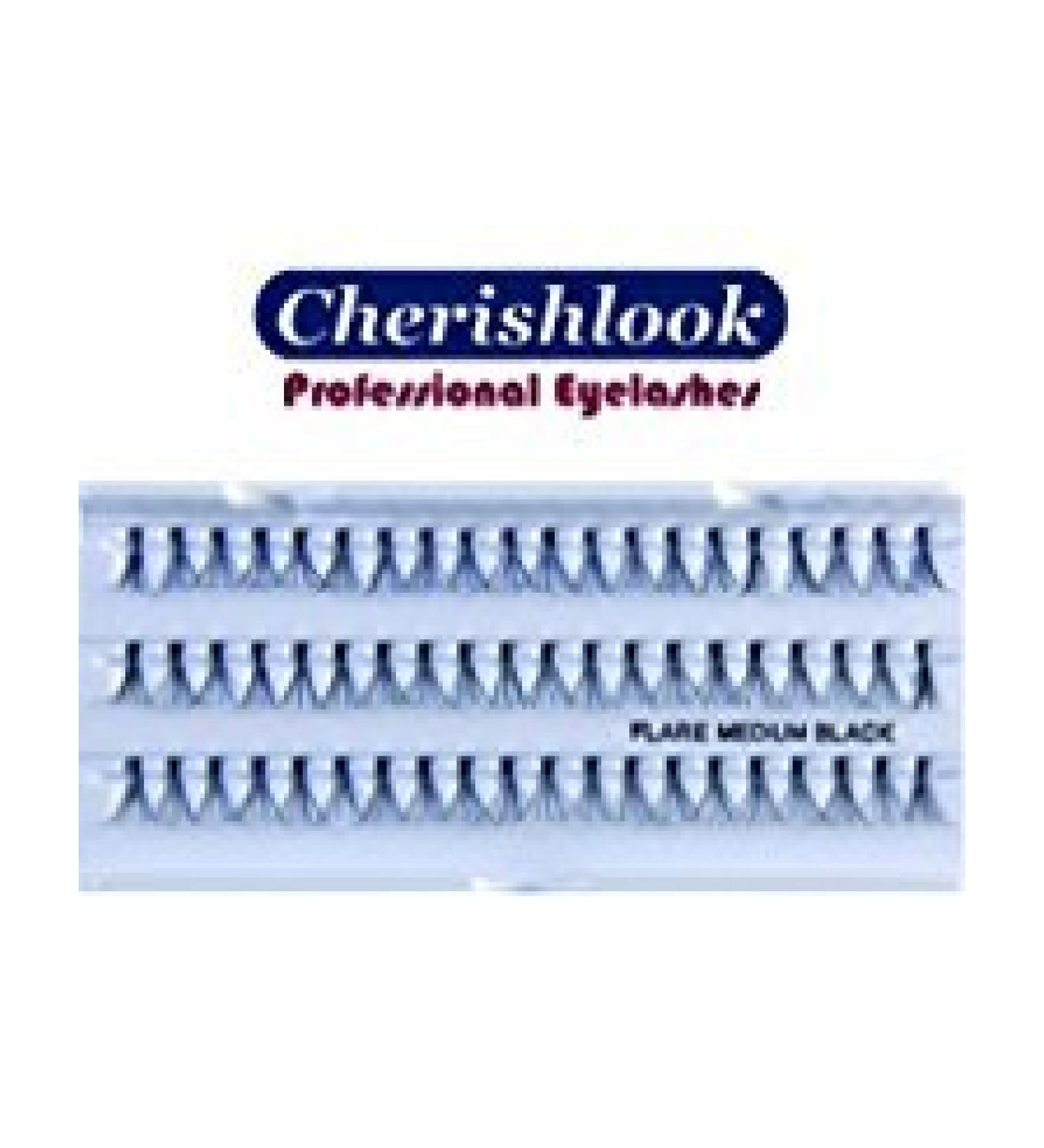 Cherishlook Professional 10packs Eyelashes - Flare Medium Black