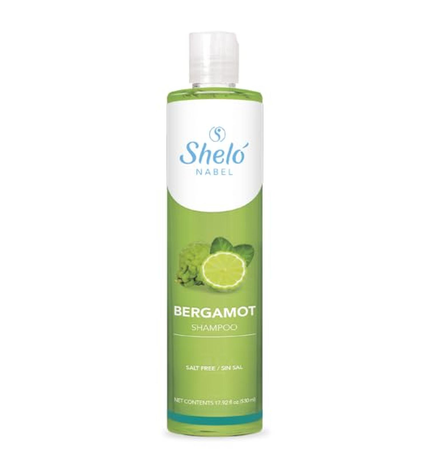 Bergamot Shampoo Salt Free - Shelo Nabel 17.92 fl oz | Nourishing Hair Care for All Hair Types - International Shipping Available - Buy Online on GoSupps.com