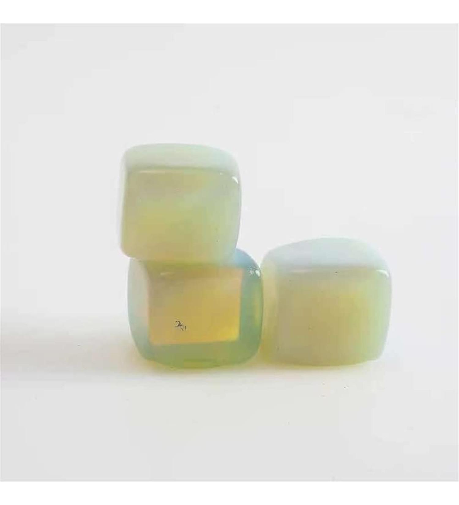 gem 10pc 18mm-25mm Natural Opal Quartz Cube Decorative Stone Can be Used for Home Office Decoration JZIGTDEM - Buy Online on GoSupps.com