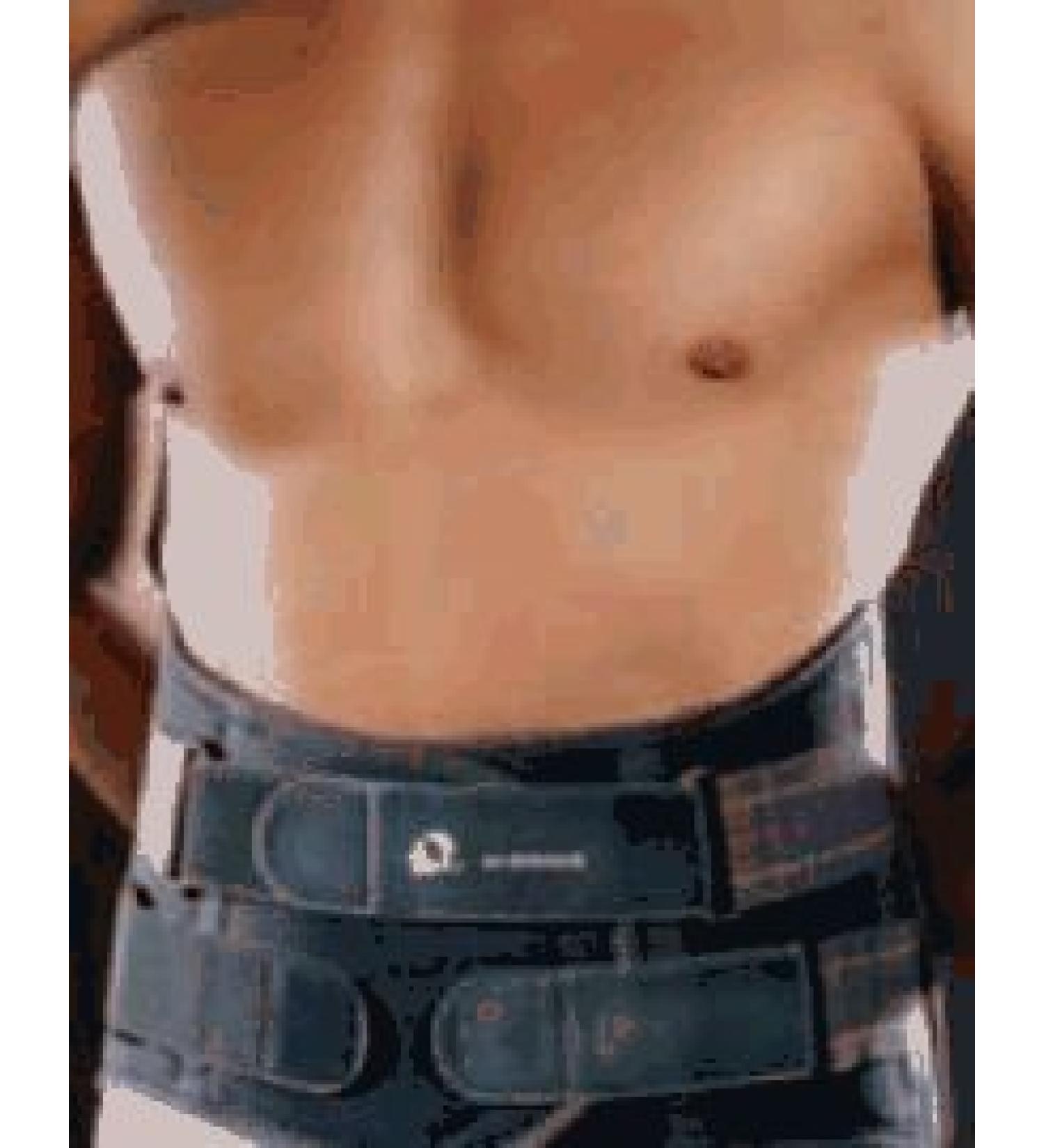 Mini M-Spine Back Brace in Dark Grey Size: Large
