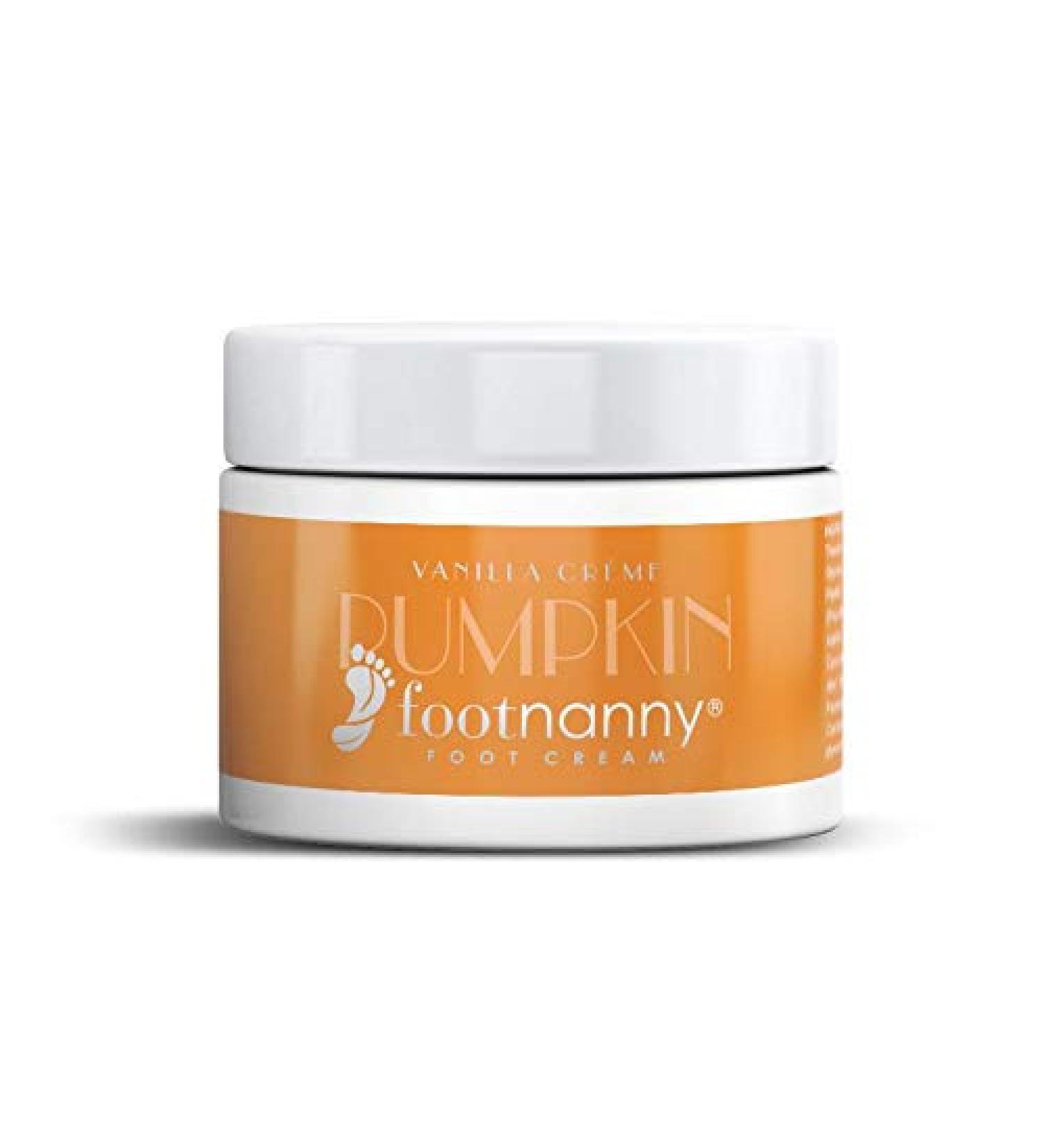 Footnanny Pumpkin Vanilla Foot Cream - Soothes Cracked Heels and Dead Skin - Invigorating Formula - Buy Online on GoSupps.com