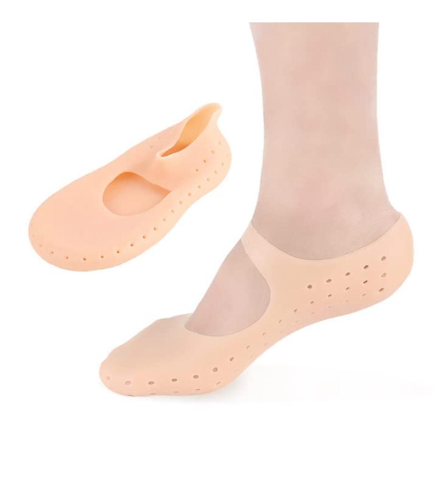 Soft Silicone Moisturizing Anti-Cracking Boat Socks for Dry Skin Care - International Shipping Available - Buy Online on GoSupps.com