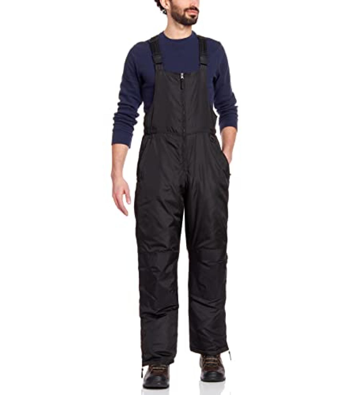 Bass Creek Outfitters Men's Insulated Snow Bib - Black, X-Large - Buy Online on GoSupps.com