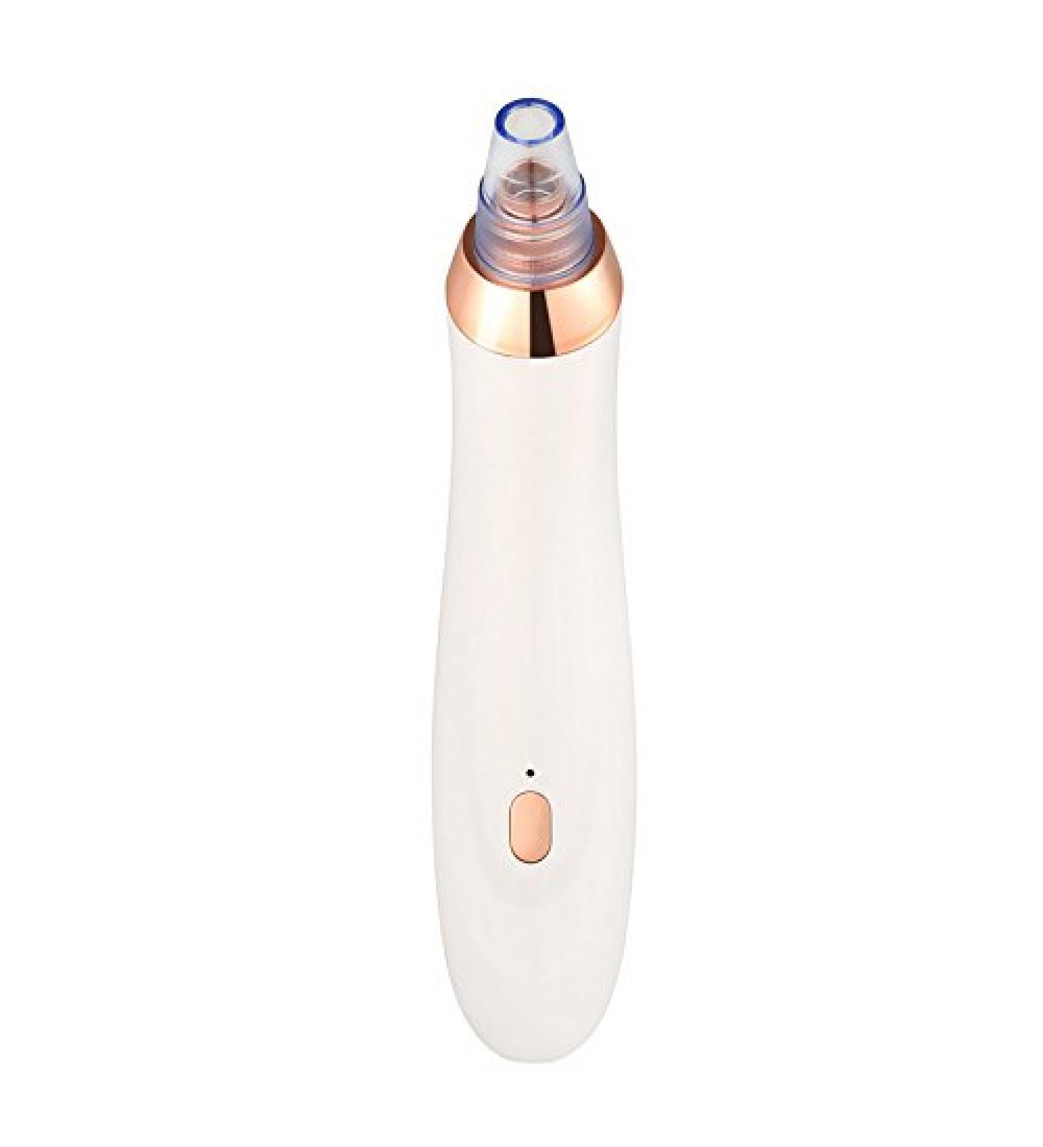 Blackhead Instrument Electric Blackhead Artifact Pore Cleaner Home Beauty Instrument Deeply Cleaning Skin Care Peeling Device With 5 Replaceable Beauty Head White - Buy Online on GoSupps.com