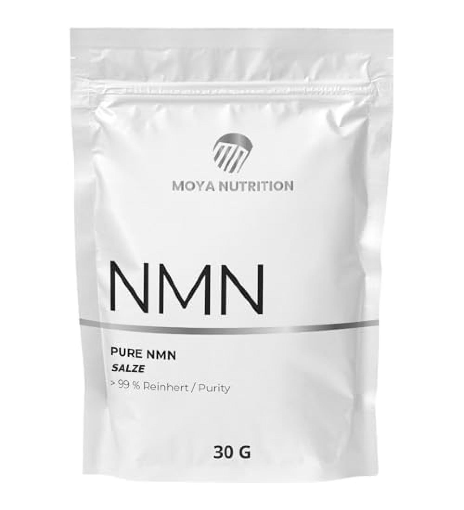 Moya Nutrition NMN Salts | Pure Uthever NMN 99.9% | 30g Vitamin B3 | Premium Quality NMN for Optimal Health - Buy Online on GoSupps.com