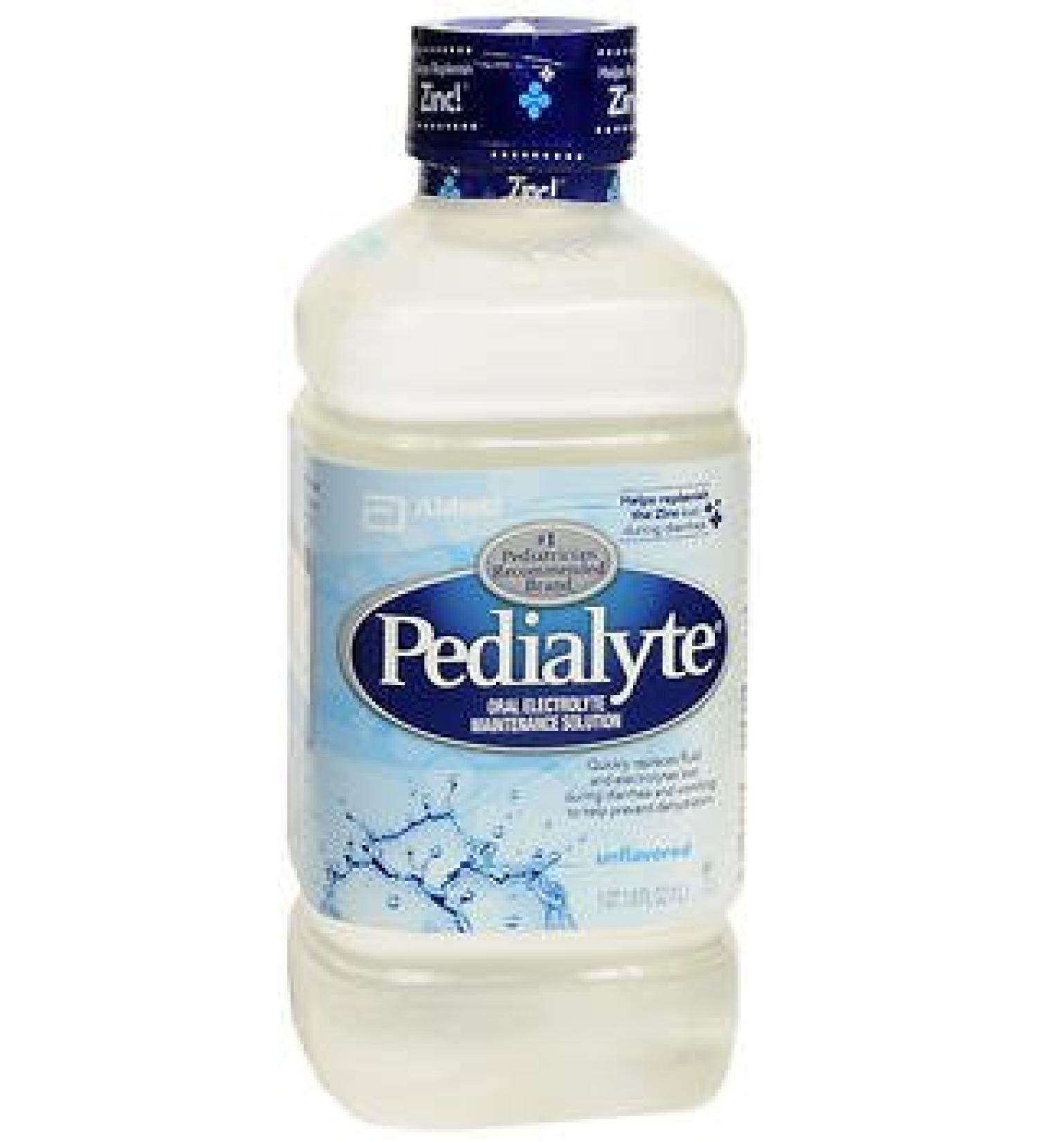 Pedialyte Liquid - Unflavored - 33.8 oz, Pack of 5