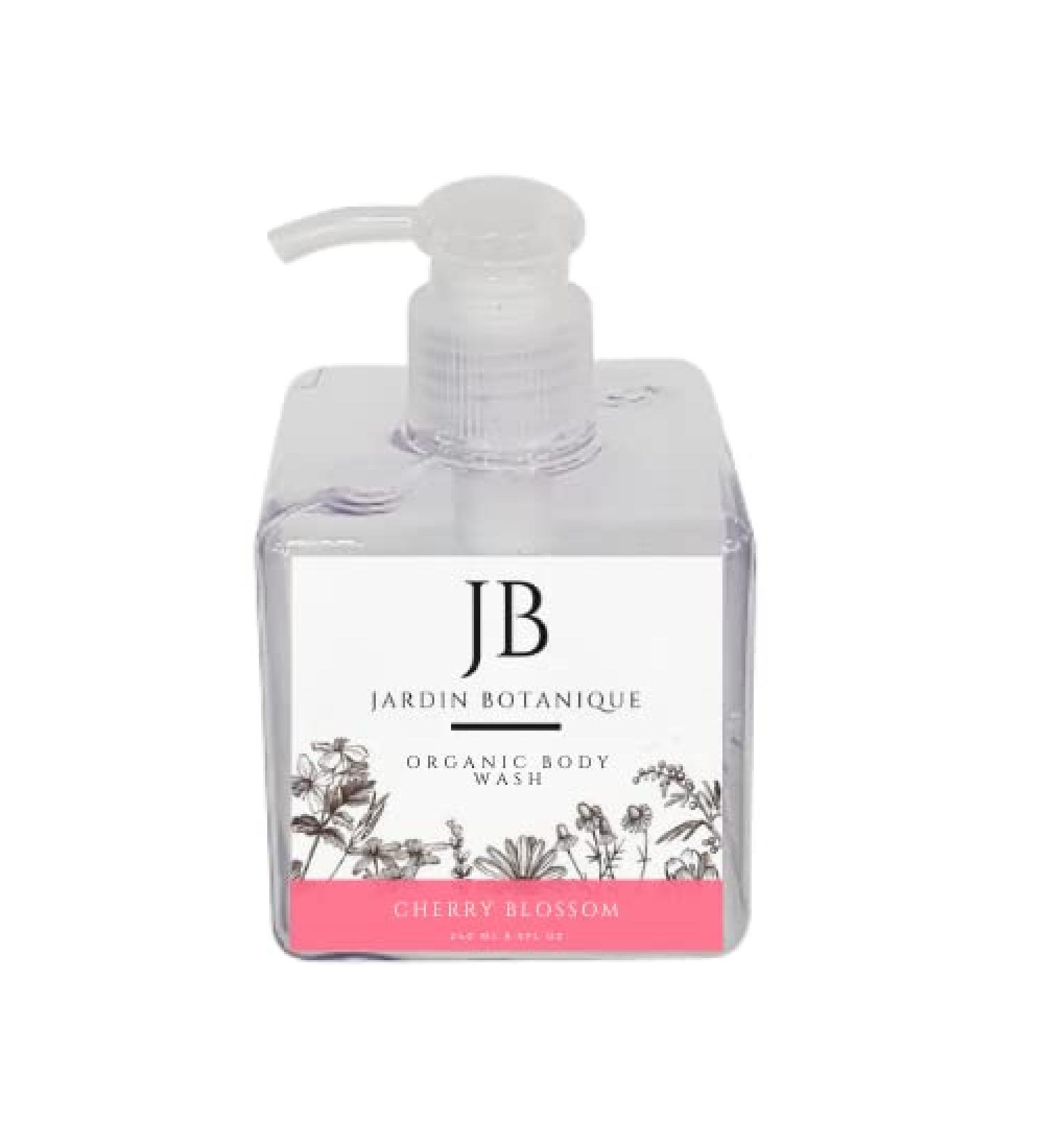Buy Cherry Blossom Organic Body Wash (8 oz) - Natural & Eco-Friendly | International Shipping Available - Buy Online on GoSupps.com