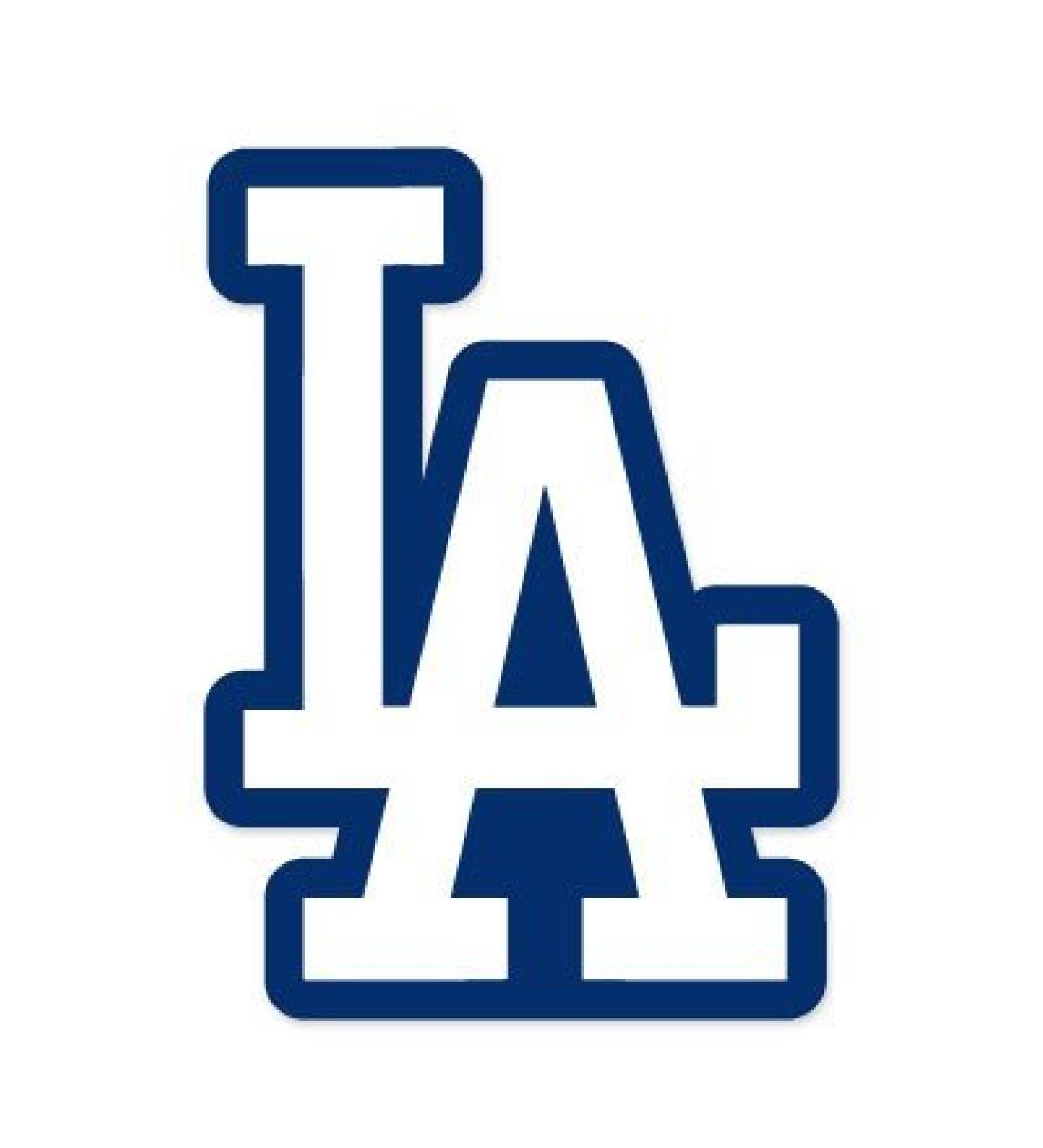 Los Angeles City LA Logo Stickers Symbol 5.5" Decorative DIE Cut Decal for Cars Tablets LAPTOPS Skateboard - Blue