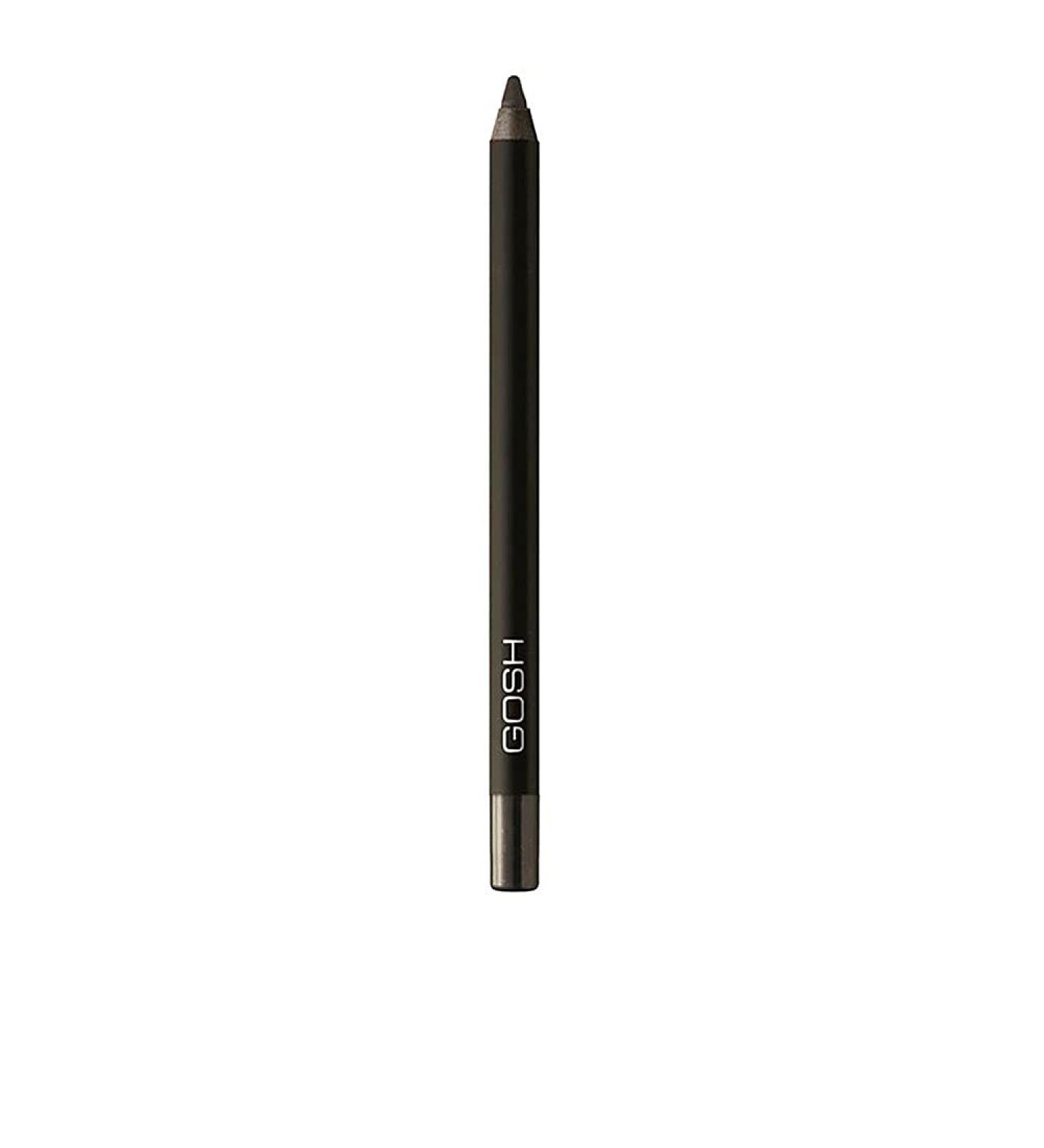 Gosh Velvet Touch Eyeliner & Kajal with soft texture for easy application |Waterproof & high opacity |With a nourishing vitamin E & jojoba oil |Vegan & perfume -free i Hypnotic gray hypnotic gray 1 piece (1 Pack)