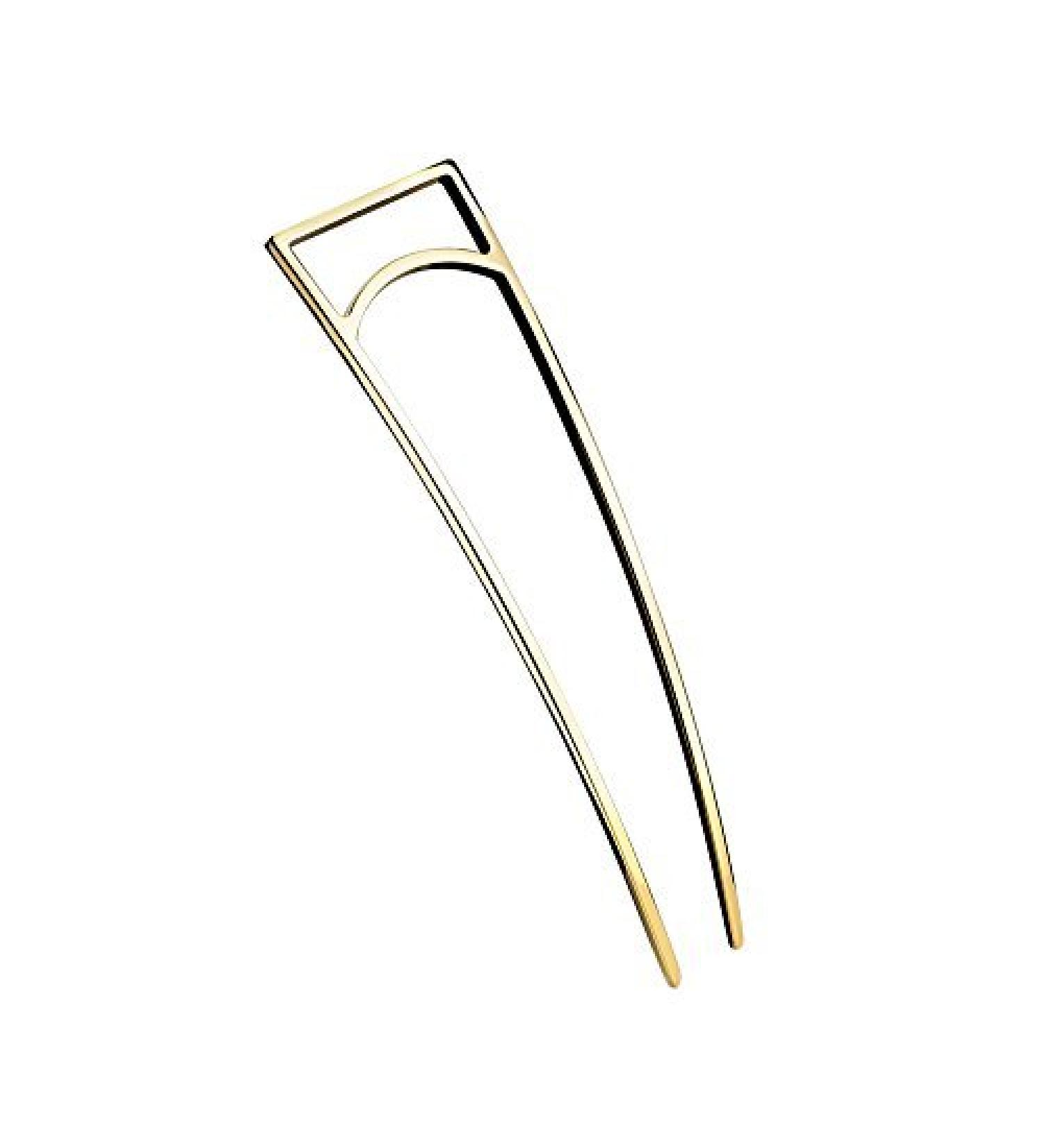 Oribe Geometric Gold Plated Metal Hair Stick