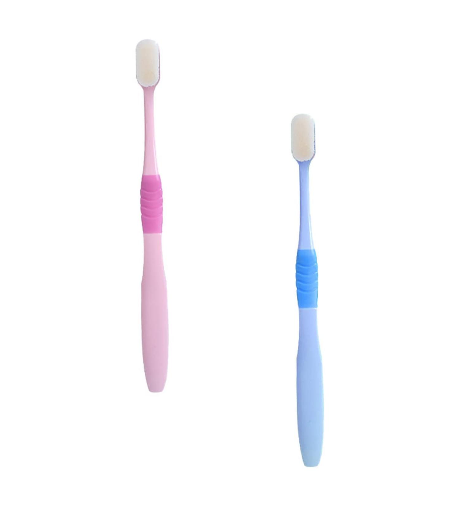 Beaupretty Soft Toothbrush Set - 2pcs Gentle Fur for Sensitive Teeth - Ideal Gift for Him - Buy Online on GoSupps.com