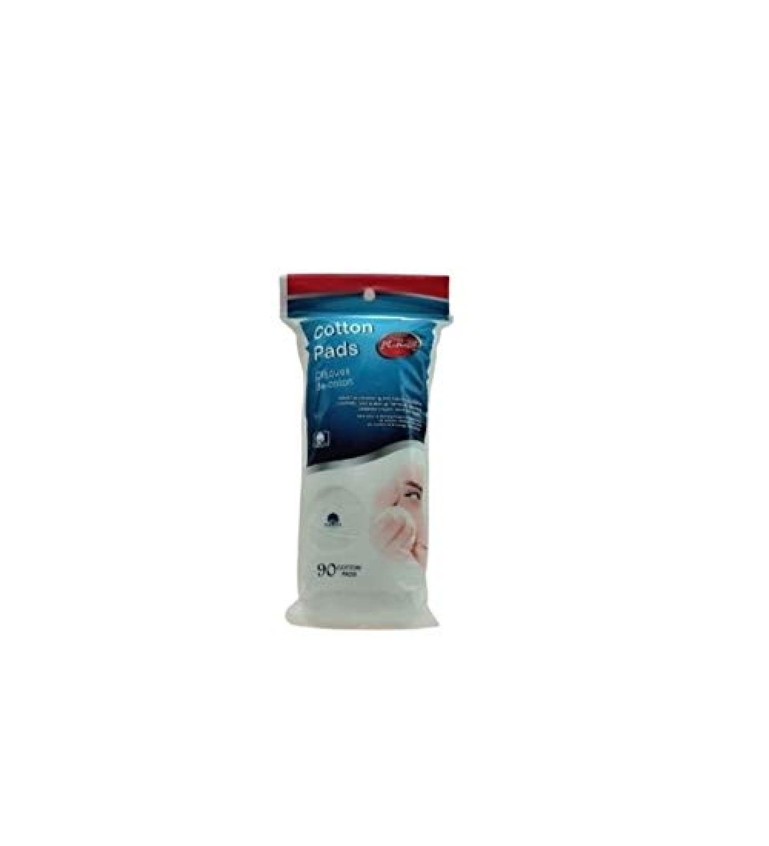 Purest 100% Pure Natural Cotton Pads Elipses round In Poly Bag 90s