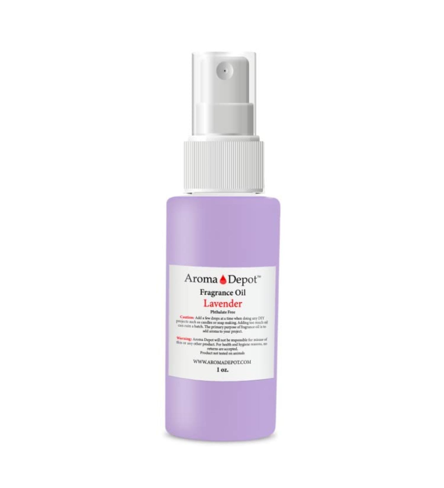 1 oz Lavender Spray Perfume - Pure Uncut Fragrance Oil for Body & Aromatherapy - Long-Lasting Aroma - Buy Online on GoSupps.com