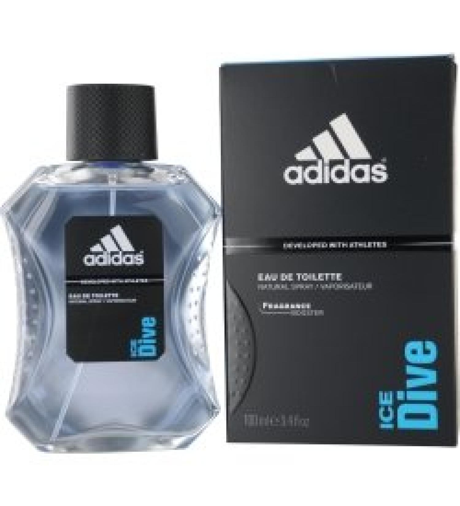 Adidas Ice Dive by Adidas Eau De Toilette Spray 3.4 oz for Men - 100% Authentic 3.4 Fl Oz (Pack of 1)