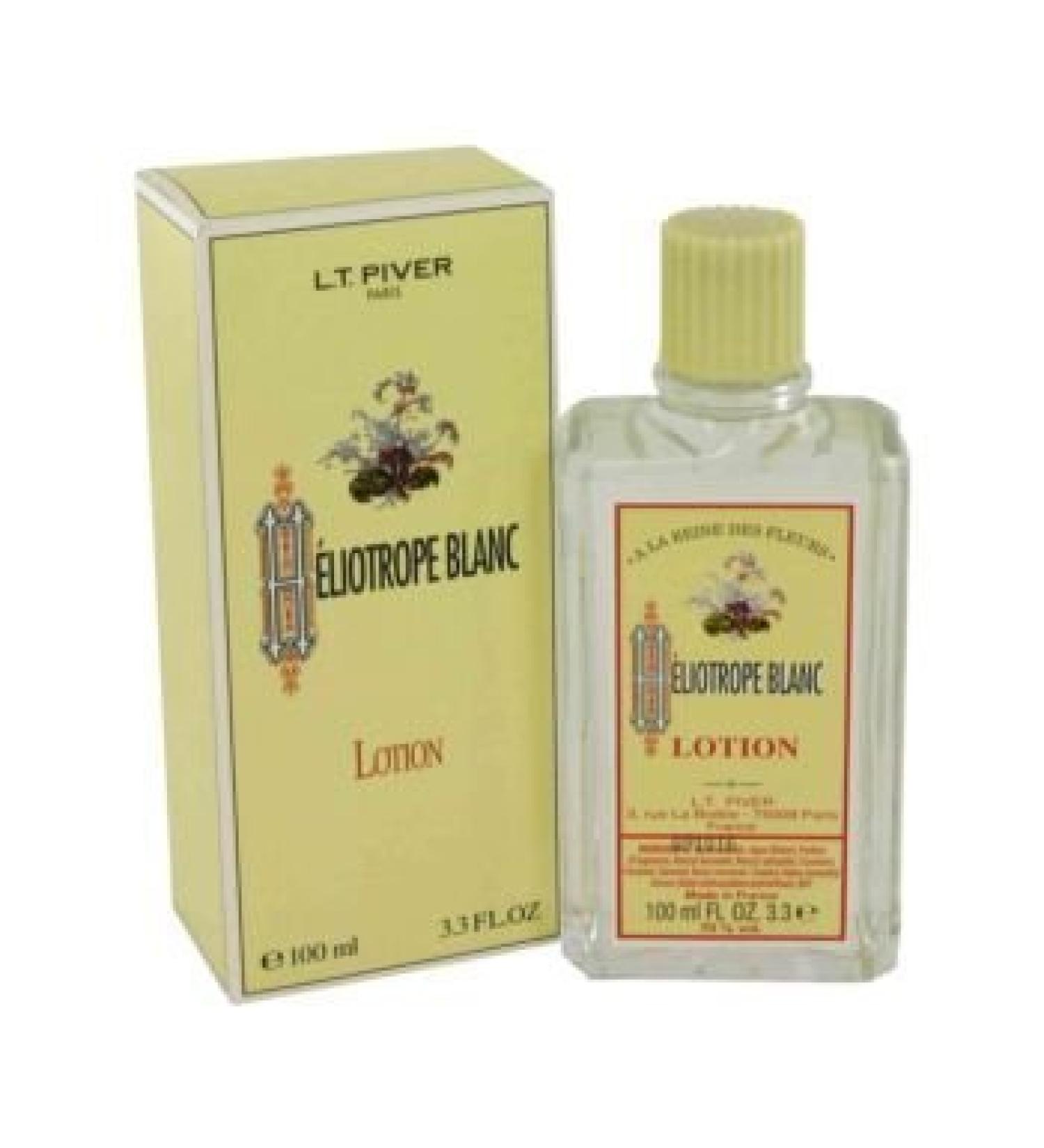 Heliotrope Blanc by LT Piver Lotion (Eau De Toilette) 3.3 oz