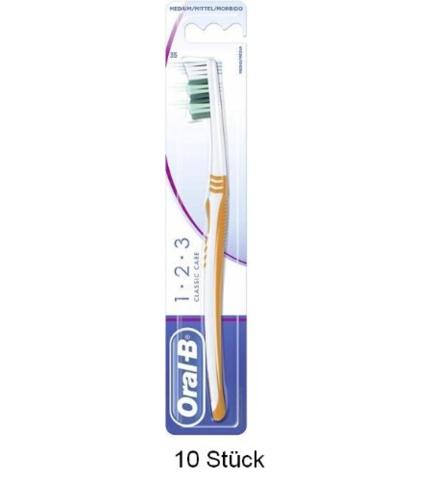 Oral-B toothbrush 1 2 3 CLASSIC CARE medium VE 10