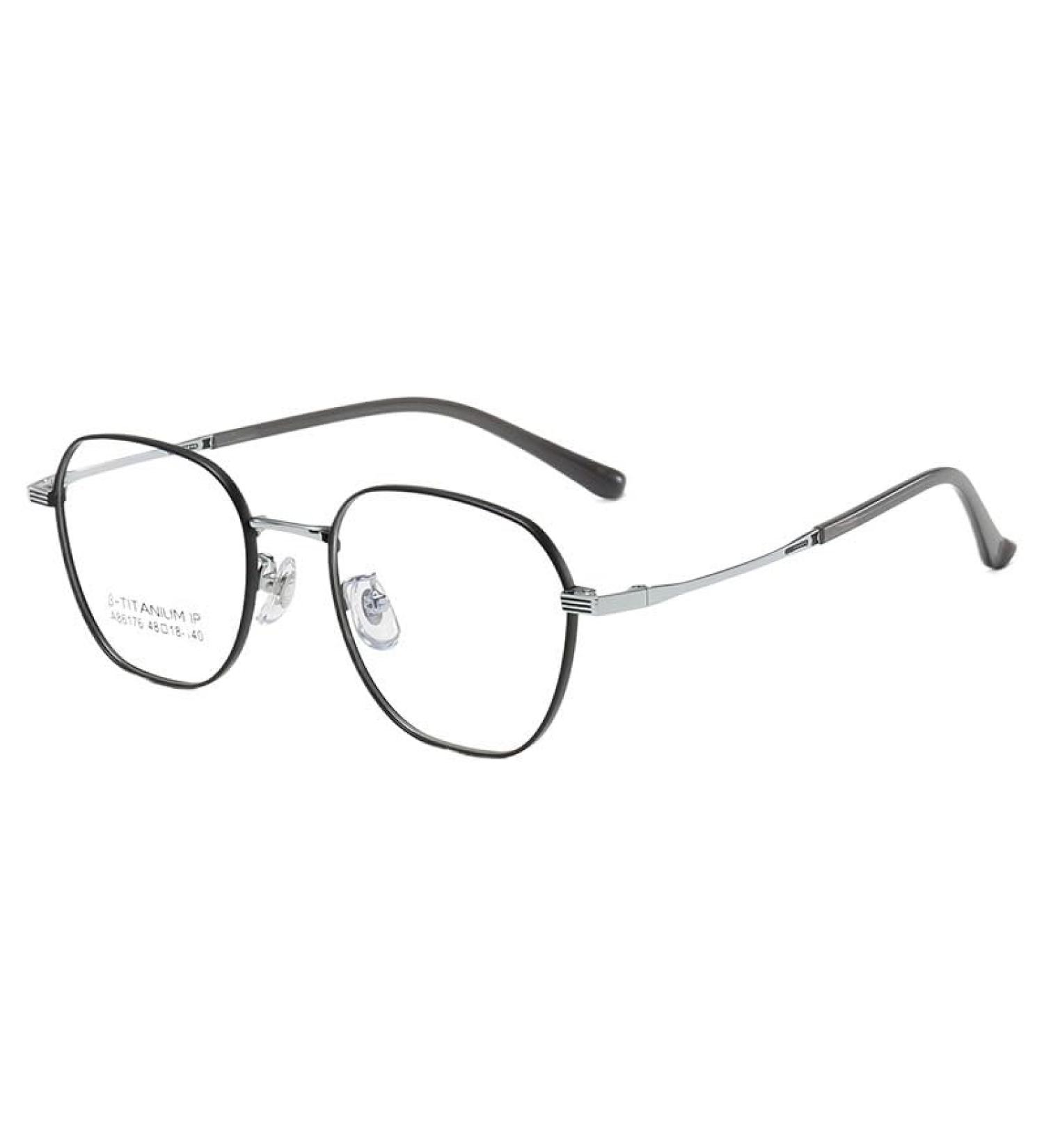 Shop Trendy Blue Light Blocking Reading Glasses - Anti-UV Metal Eyeglasses for Men & Women | 2.00 C3 - Buy Online on GoSupps.com