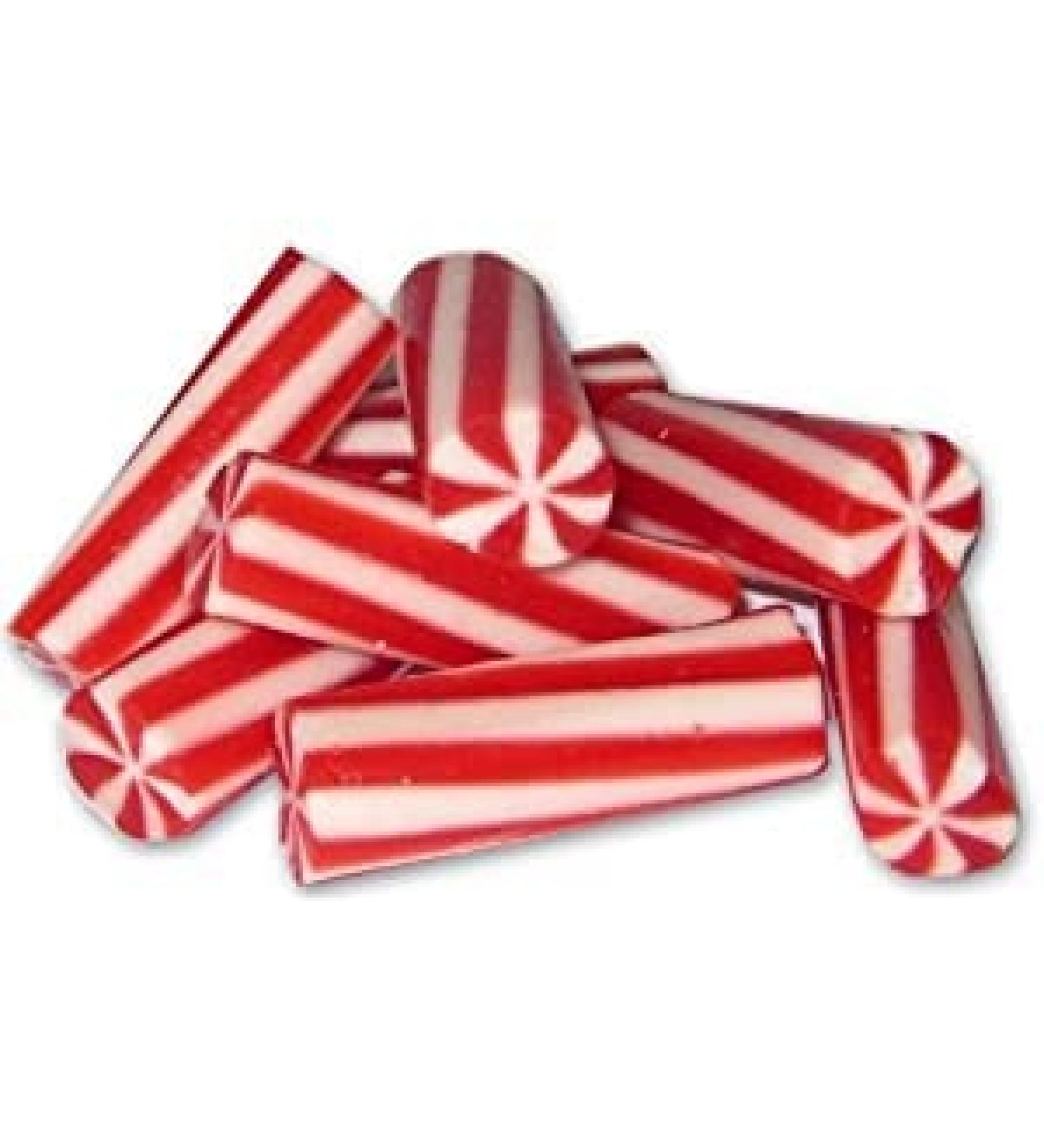 Chewy Mini Candy Cane Sweets Share Bag - 1kg