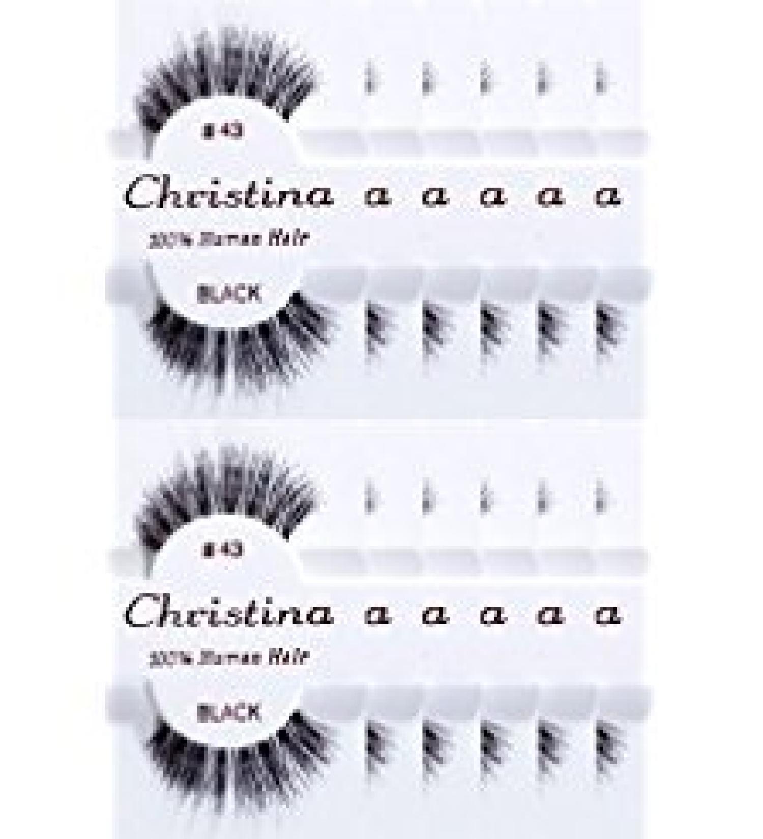 12pks Eyelashes - 43 by Christina