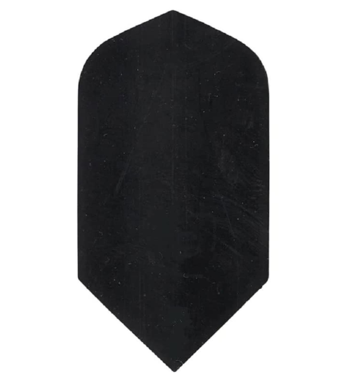 US Darts 5 Sets (15 Flights) Black Slim Poly Flights