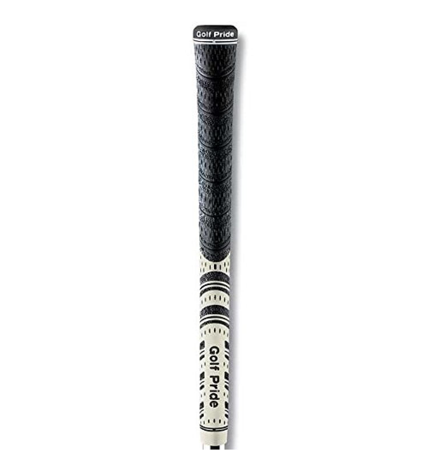 Golf Pride MCC New Decade MultiCompound Standard Golf Grip - White/Black - Buy Online on GoSupps.com