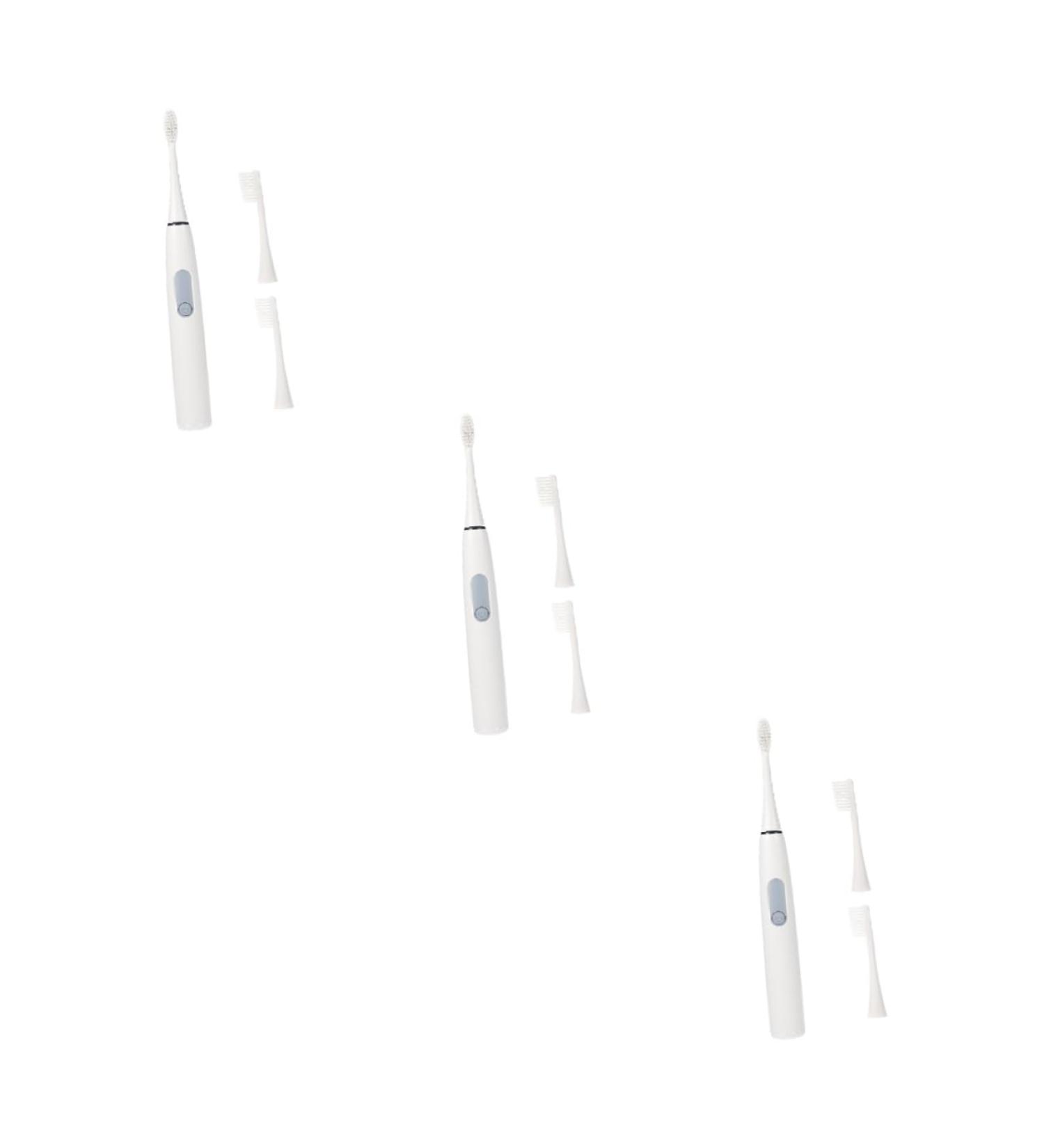 NOLITOY 3 Sets Electric Toothbrush - Soft Bristles for Kids | International Shipping Available - Buy Online on GoSupps.com