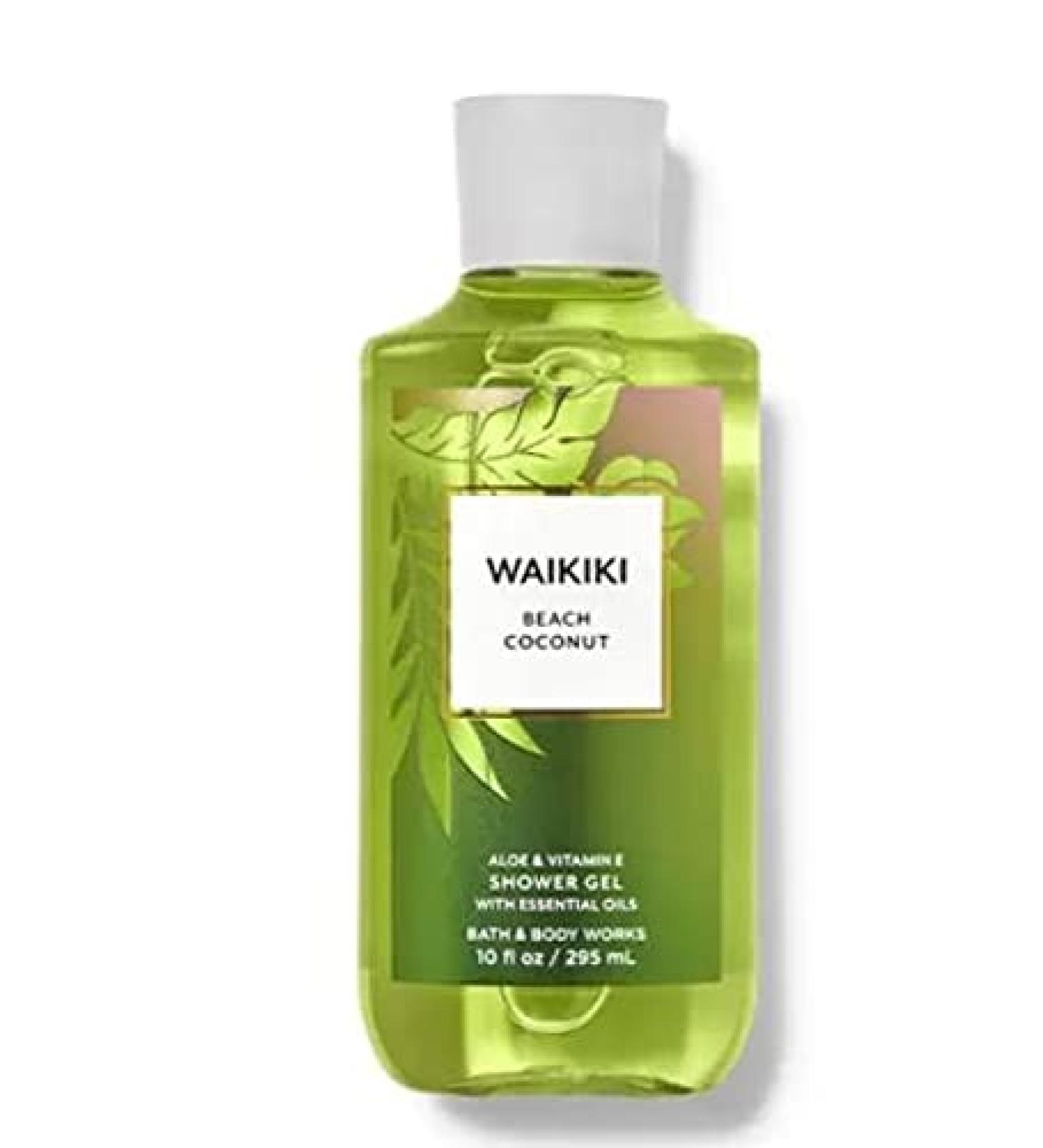 Bath and Body Works 2 Pack Waikiki Beach Coconut Shower Gel 10 Oz.