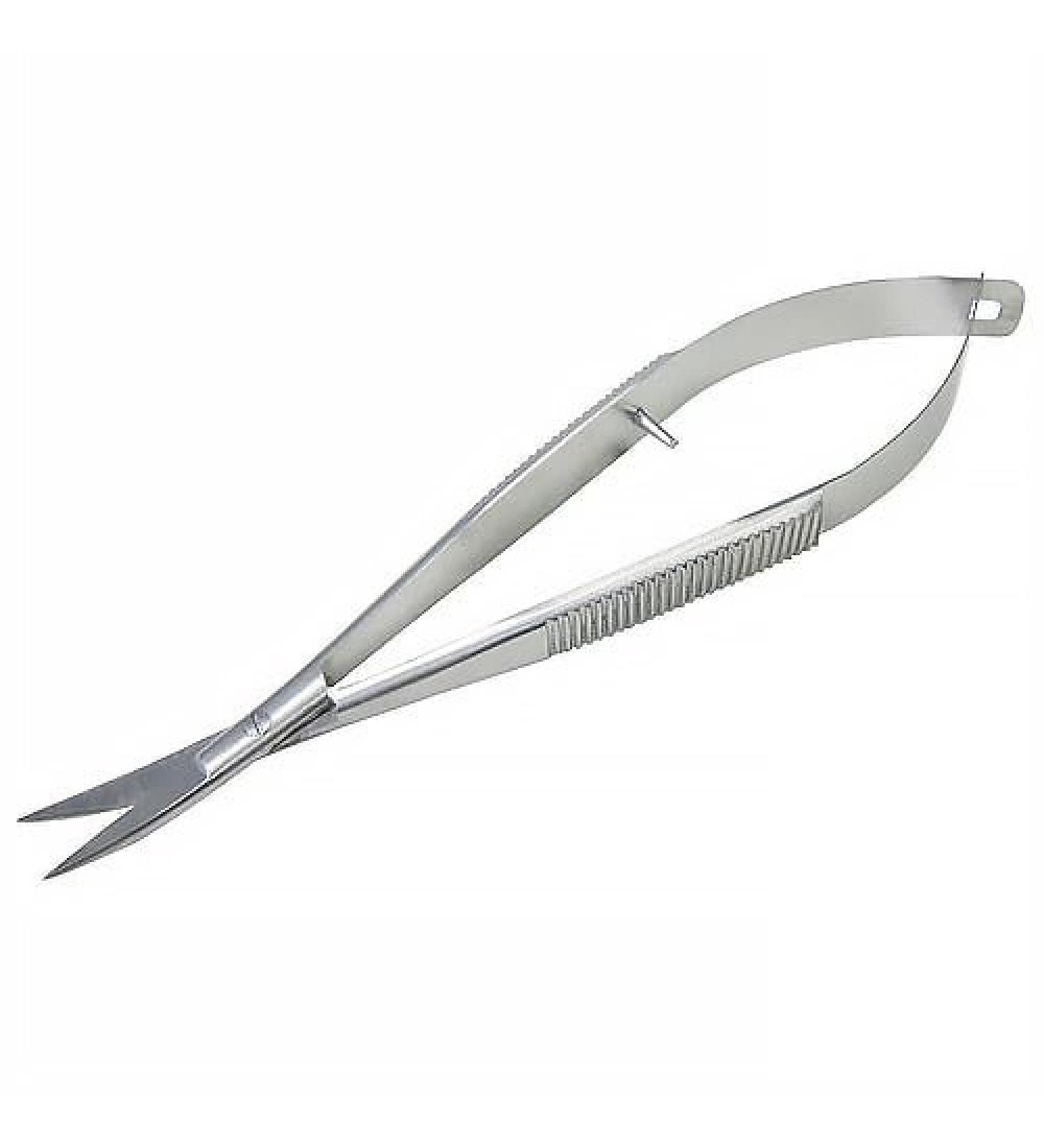 SANDBROS-Cuticle Scissors Extra Fine Curved Professional Precise Pointed Tip Grooming kit for Eyebrow Eyelash Trim Nail and Dry Skin - Buy Online on GoSupps.com