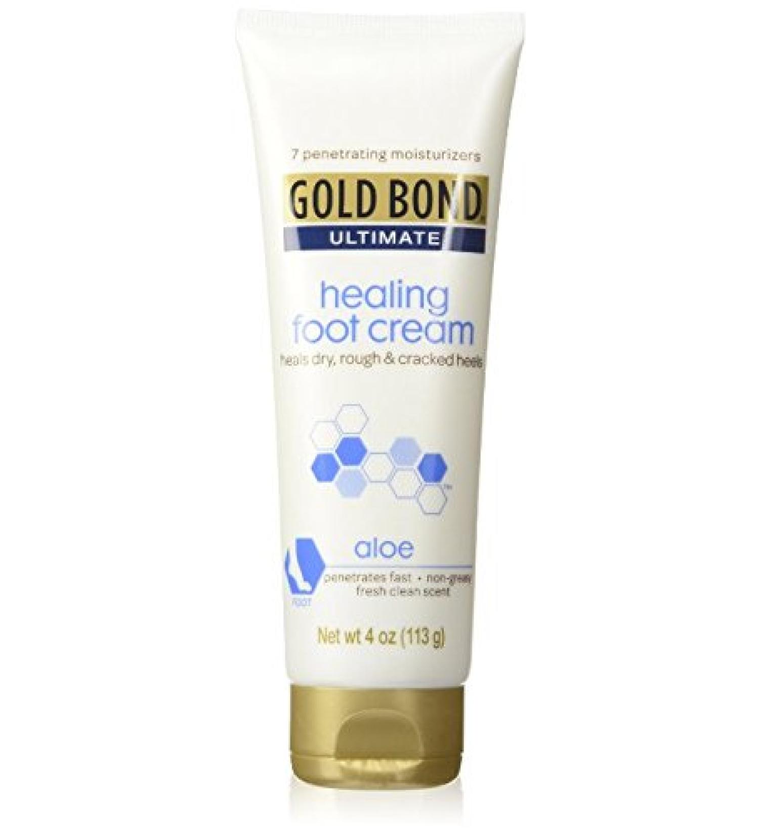 Gold Bond Ultimate Healing Foot Therapy Cream 4 oz Pack of 5 4 Ounce