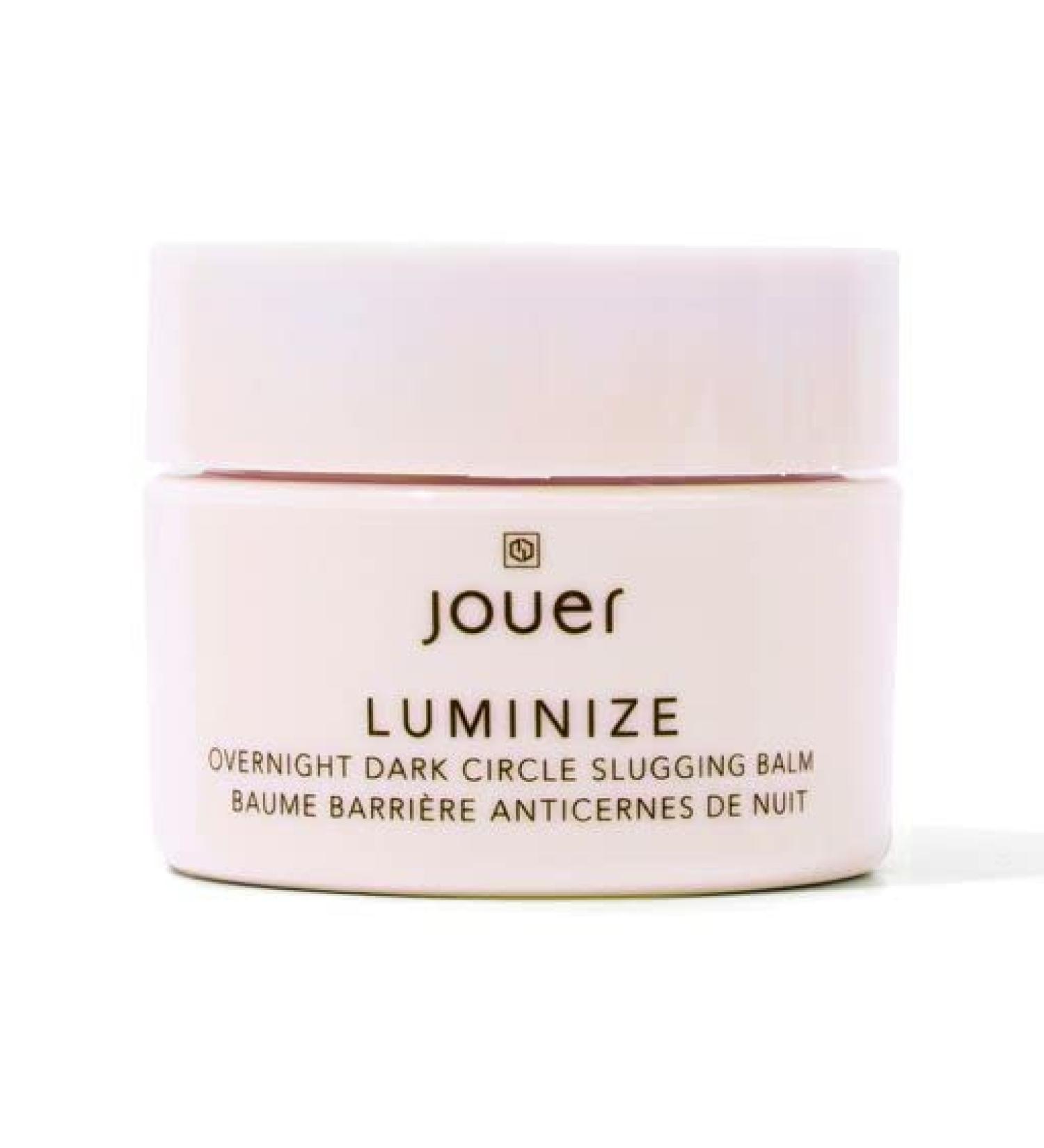 Jouer Luminizing Overnight Dark Circle Balm - Eye Cream for Dark Circles, Puffiness, and Fine Lines - Women's Eye Care Treatment with Caffeine, Vitamin K, and Vitamin C - Buy Online on GoSupps.com