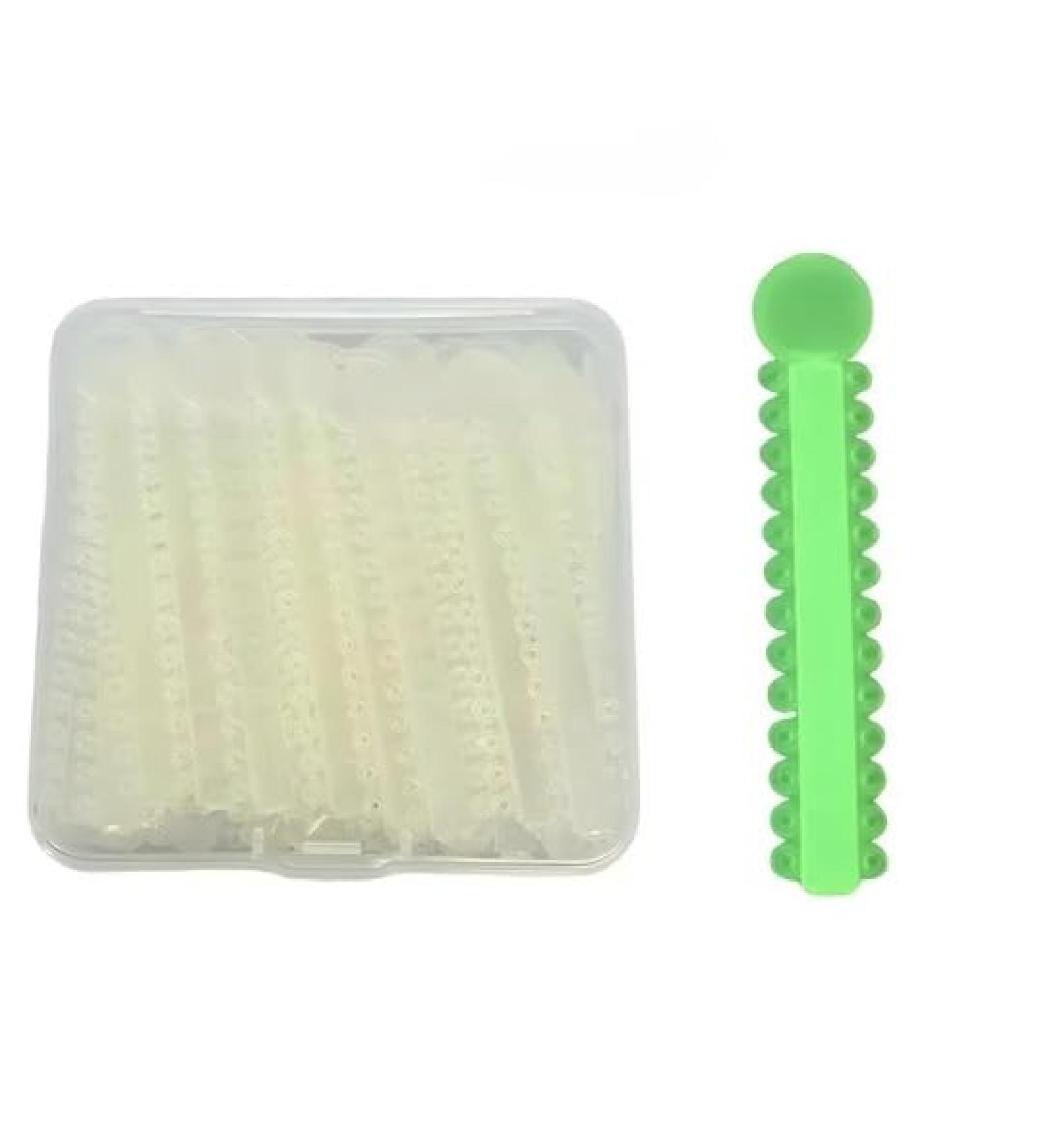 Braces Ties Color Bands Glow In The Dark - 1040pcs Night Glow Elastic Ligature Ties Orthodontic Invisable Day & Vibrant Night (#41) - Buy Online on GoSupps.com