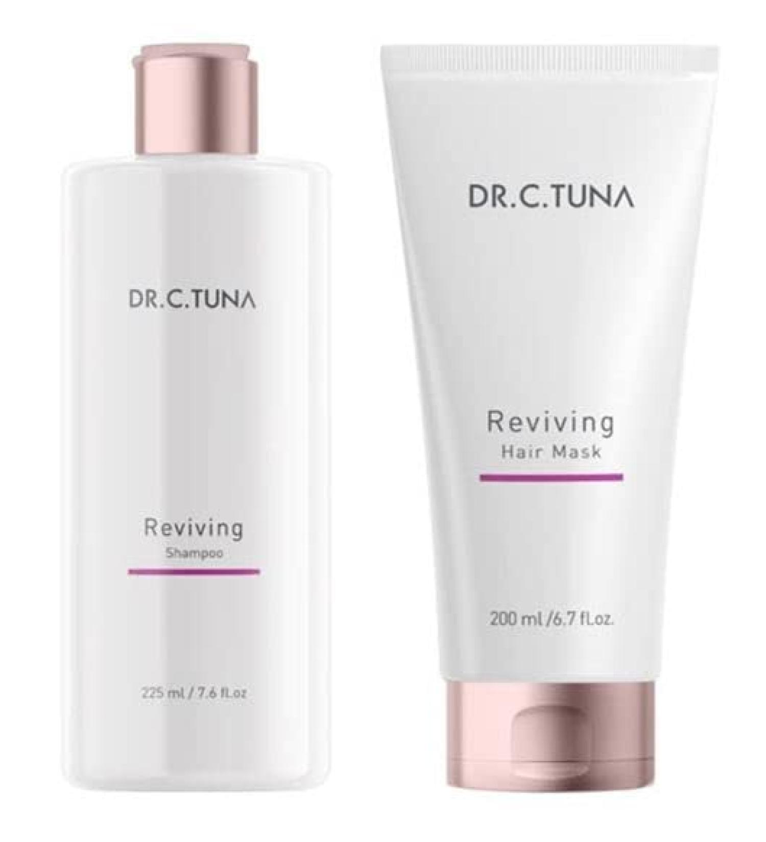 FARMASi Dr C Tuna Advanced Hair Growth Set with Capixyl and Trichogen | Shampoo 7.6 fl oz, Hair Mask 6.7 fl oz | Hair Care Kit - Buy Online on GoSupps.com
