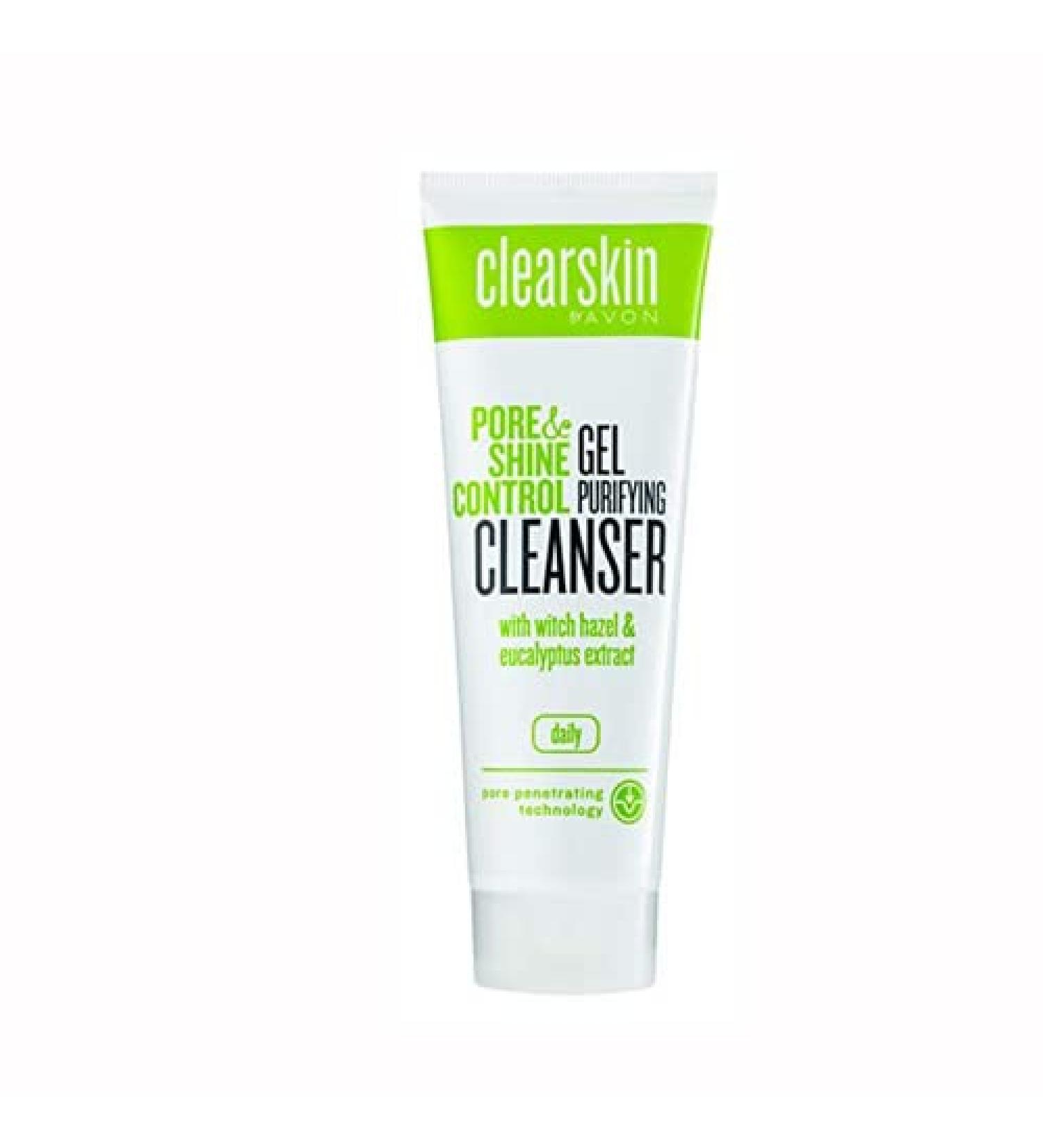 Avon Clearskin Pore & Shine Control Gel Cleanser 125ml - Purifying Formula - Buy Online on GoSupps.com